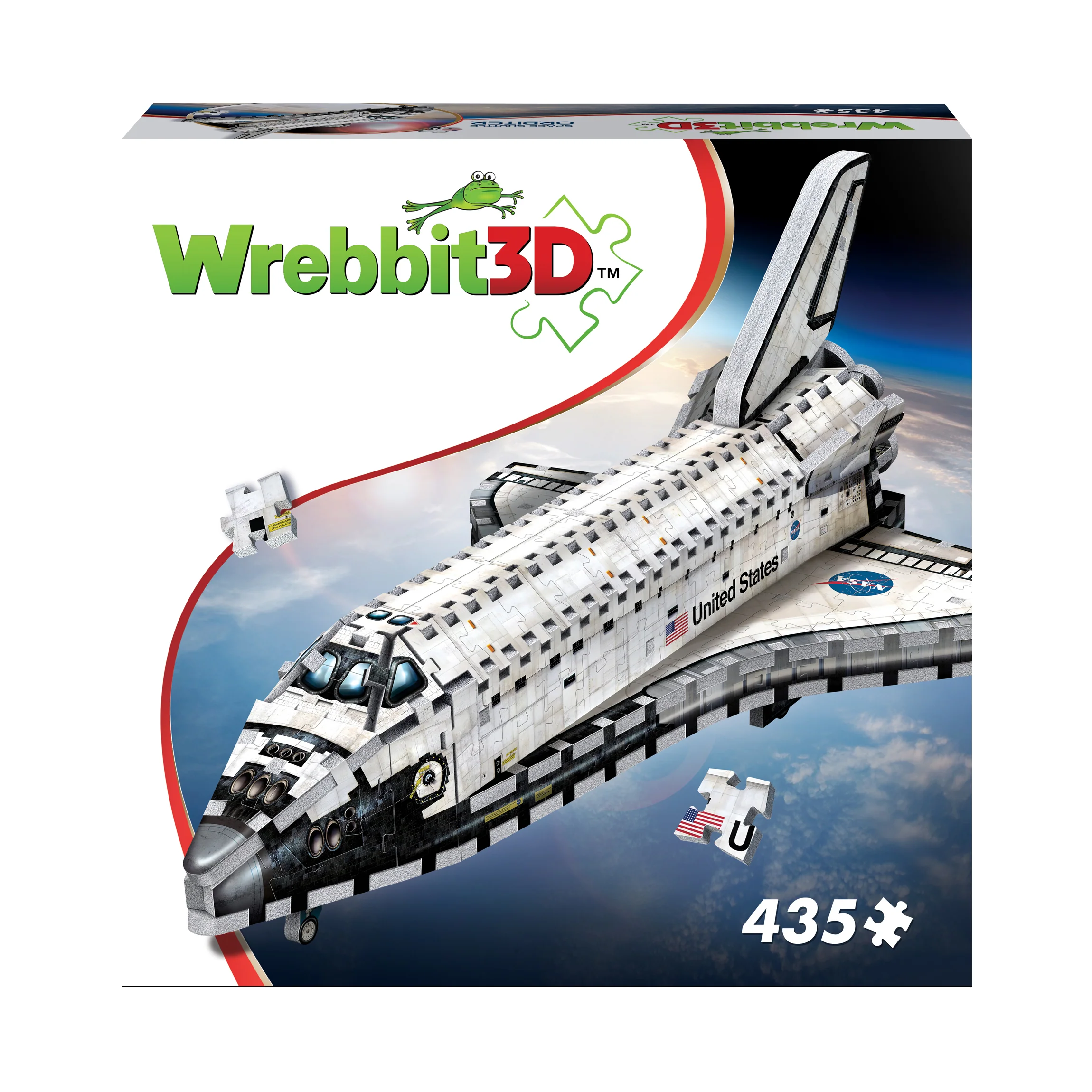 Wrebbit NASA Space Shuttle Orbiter 3D Puzzle - 435 pc - Image 2