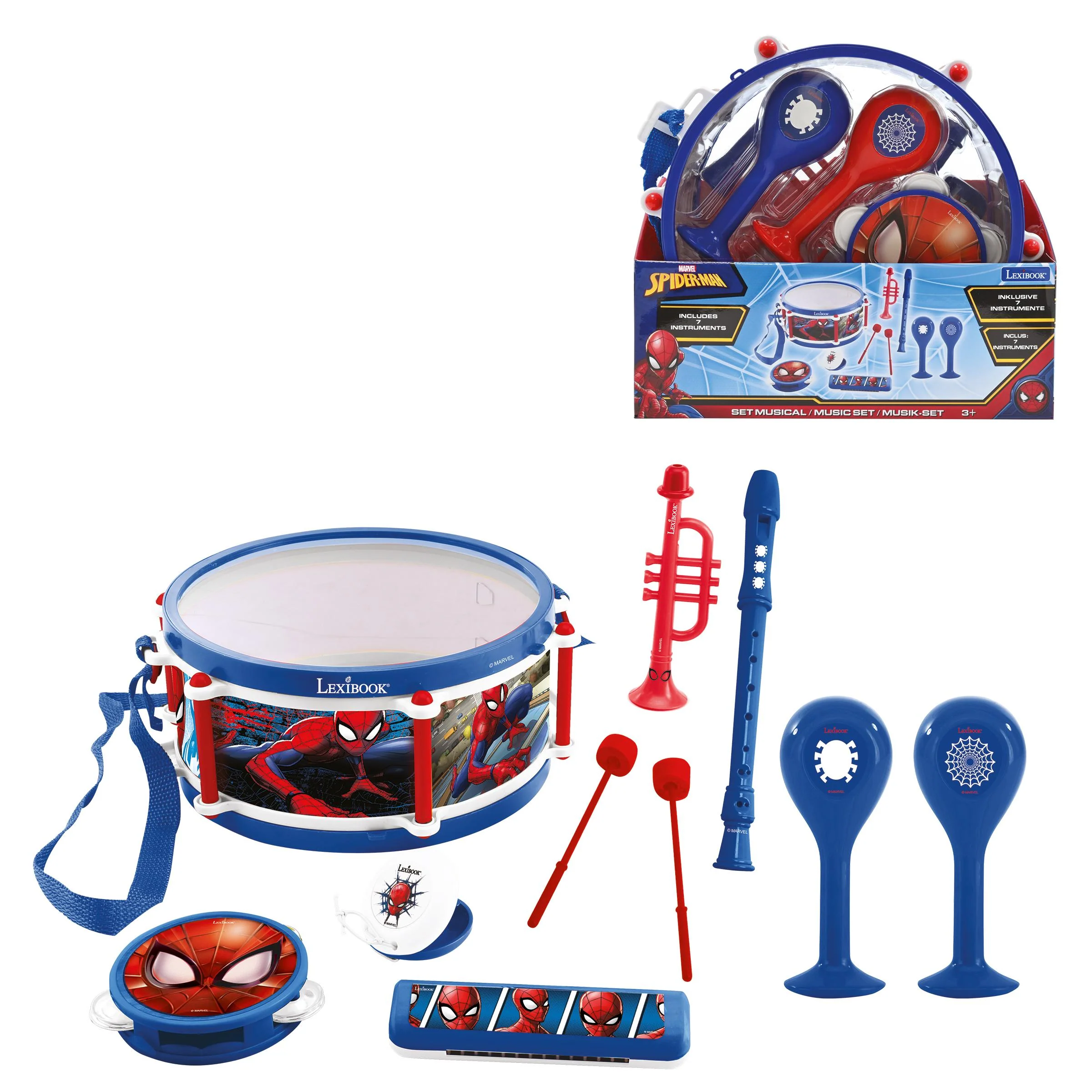 Spider-Man 7pcs Beginner Musical Instrument Set - Image 3