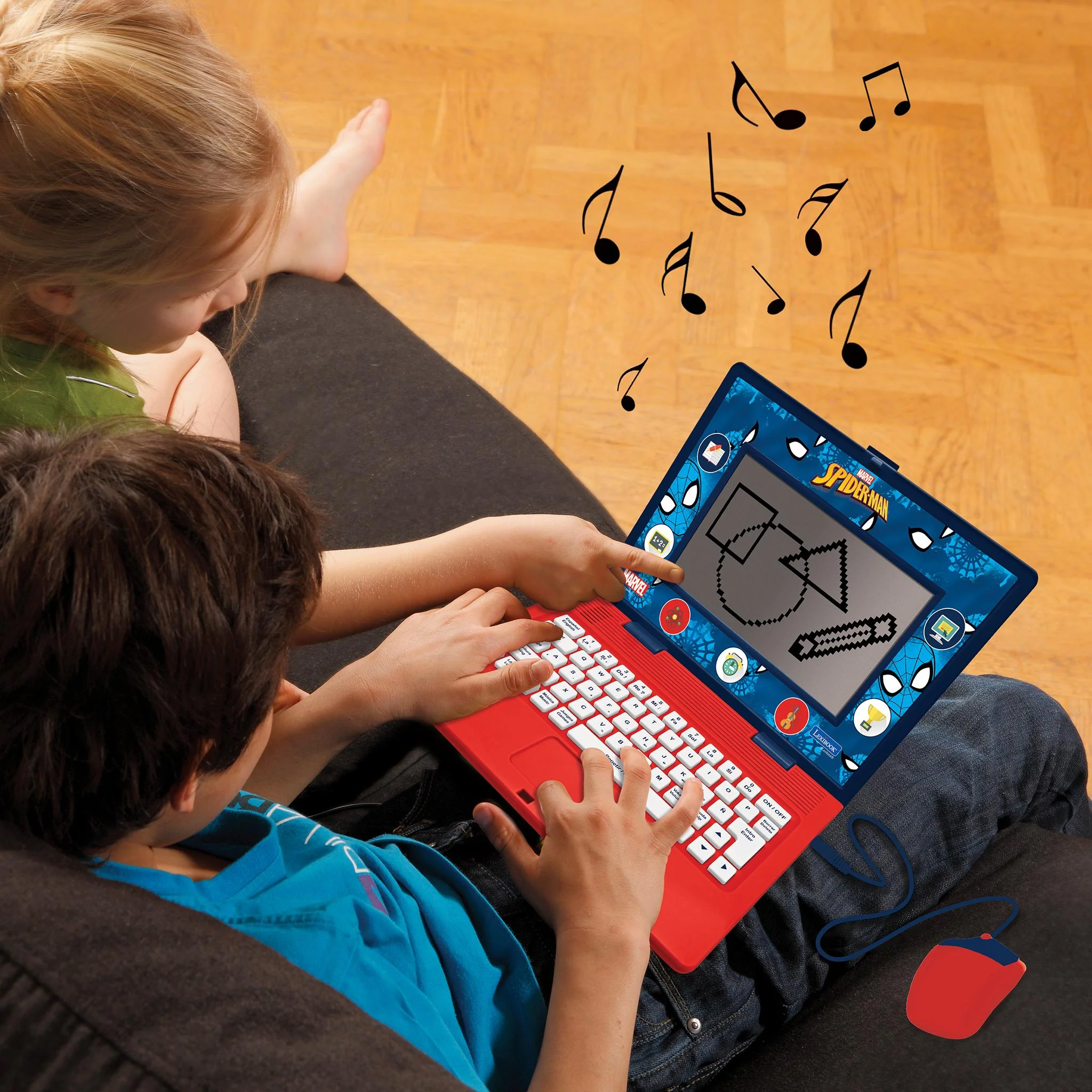 Spiderman Bilingual Educational Laptop with 170 Educational Activities and 6.7” Screen - Image 5