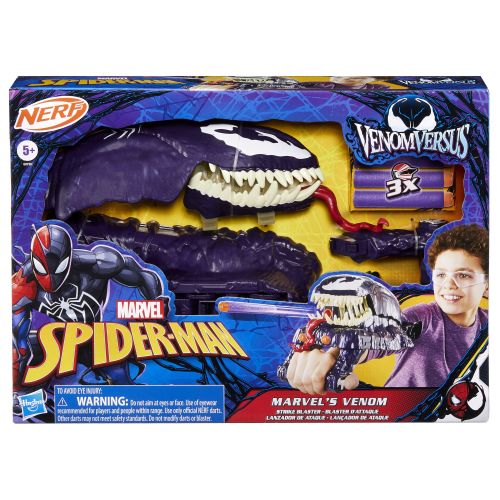 Marvel Spider-Man Venom Strike Blaster Powered by NERF