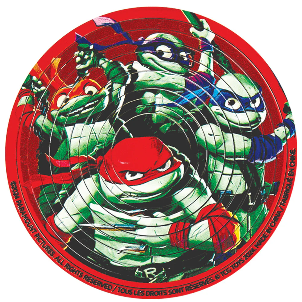 Teenage Mutant Ninja Turtles Spin Flip Puzzle - 12 Rings - Double-Sided - Image 2