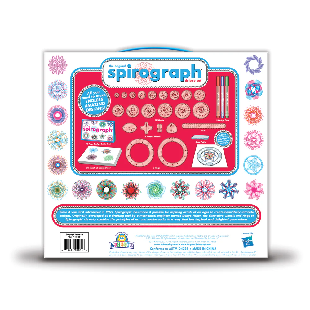 Spirograph Deluxe Design Set - Precision Wheels and Rings - Image 3