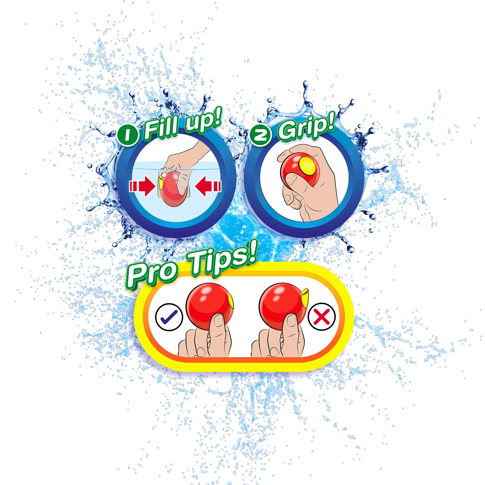 Splats Reusable Water Balls 20-Piece Set - Image 4
