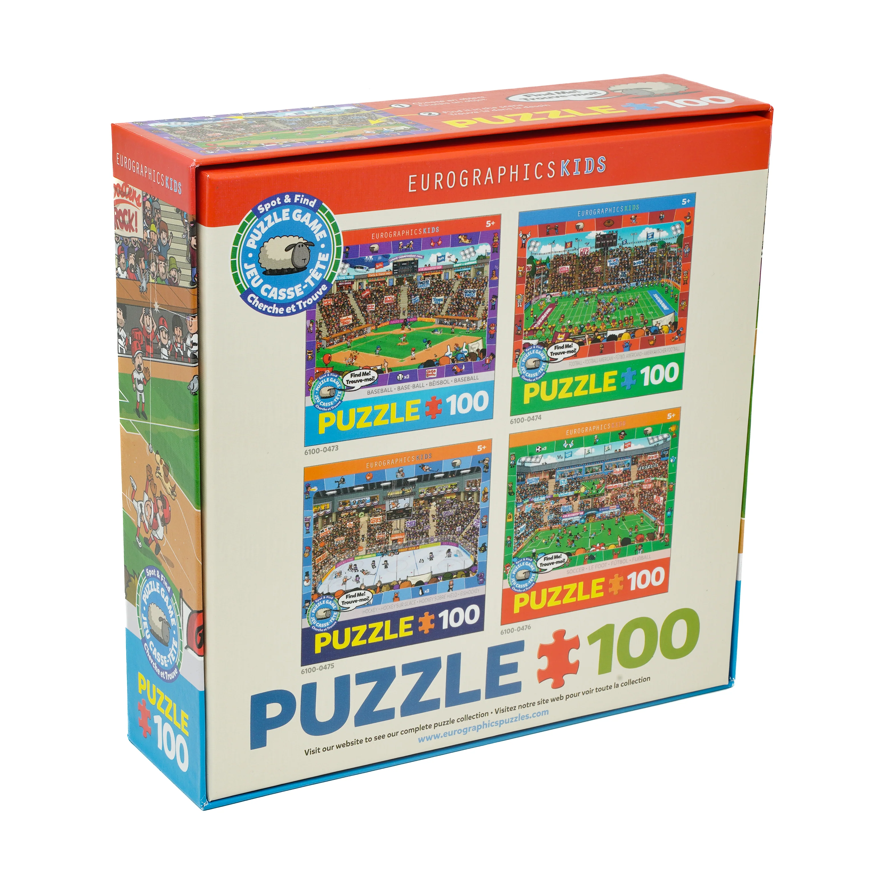 Spot & Find Baseball Themed Puzzle - 100 pc - Image 3
