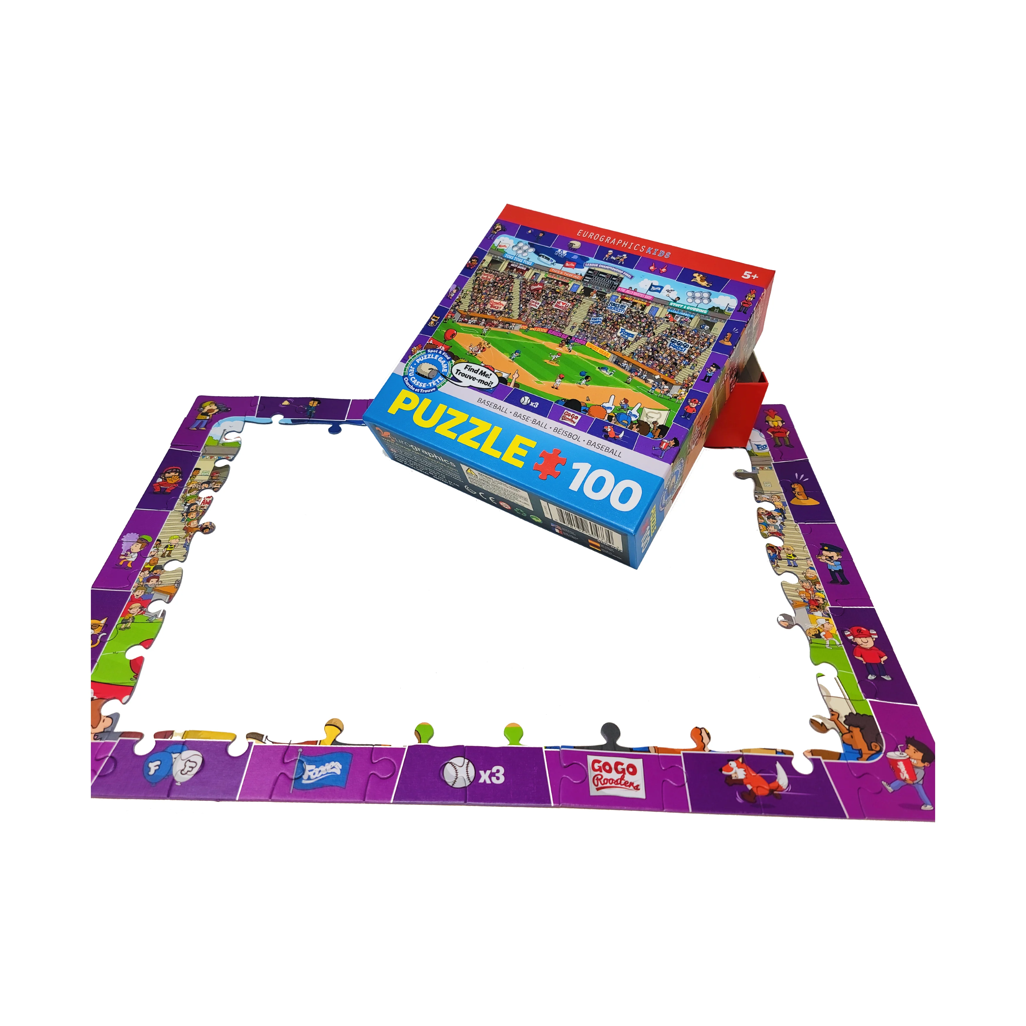 Spot & Find Baseball Themed Puzzle - 100 pc - Image 5