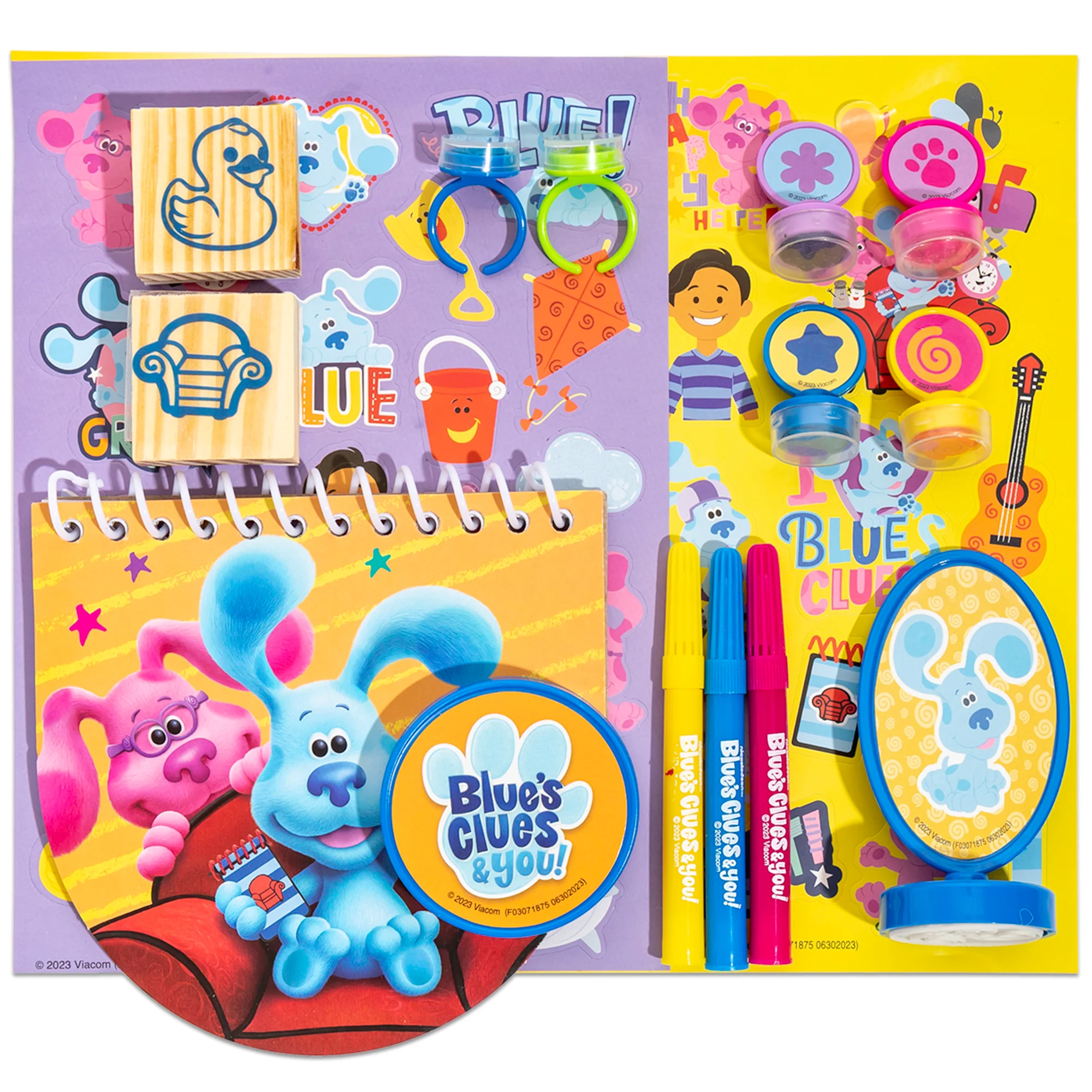 Blue's Clues Stamp & Doodle Creative Set With Notebook - Image 3
