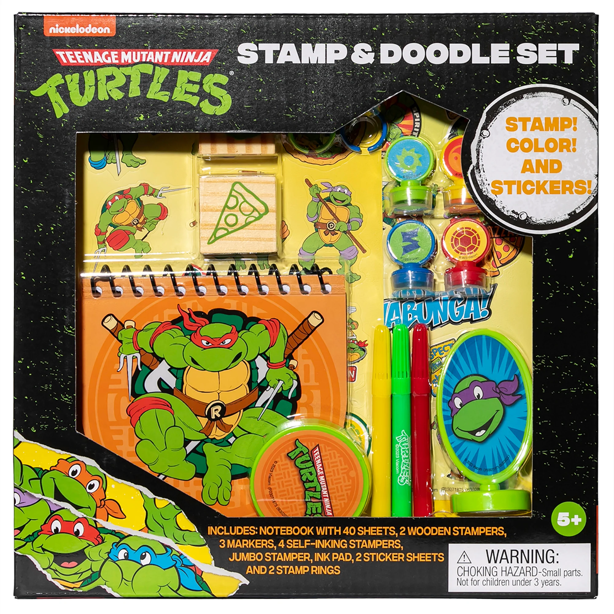 Inkology Teenage Mutant Ninja Turtles Stamp & Doodle Creative Set