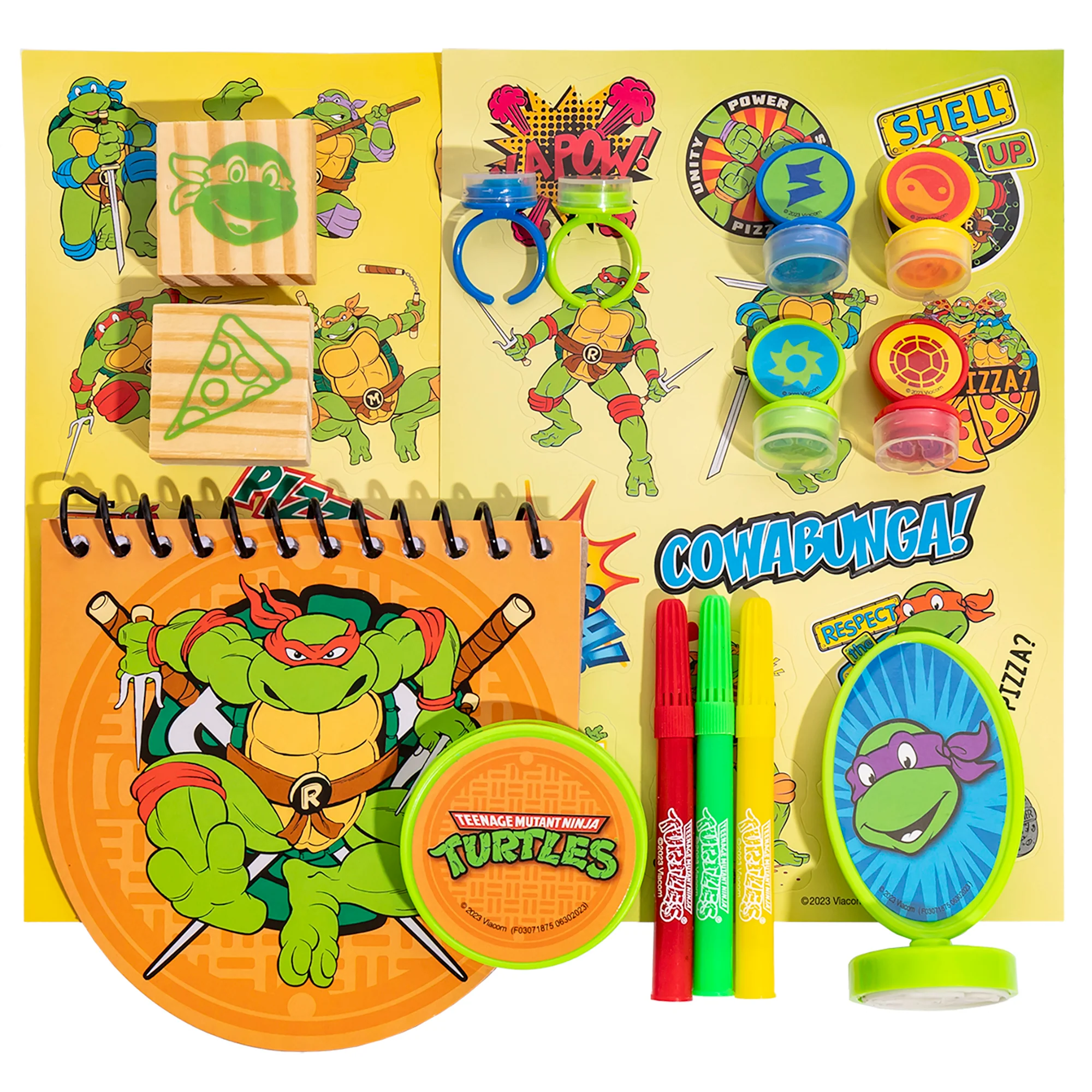 Inkology Teenage Mutant Ninja Turtles Stamp & Doodle Creative Set - Image 3