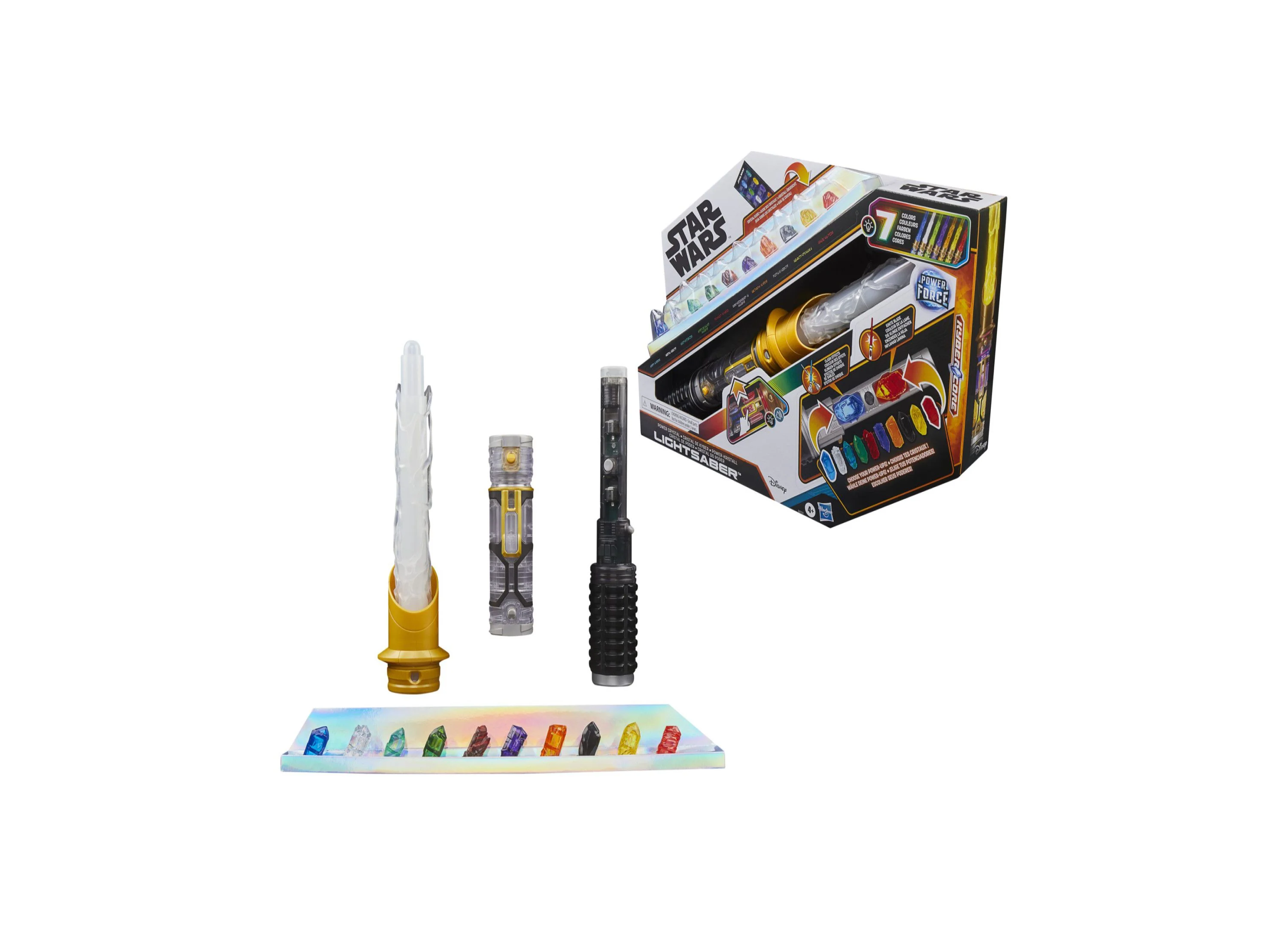 Star Wars Official Power Crystal Lightsaber with Sound Effects