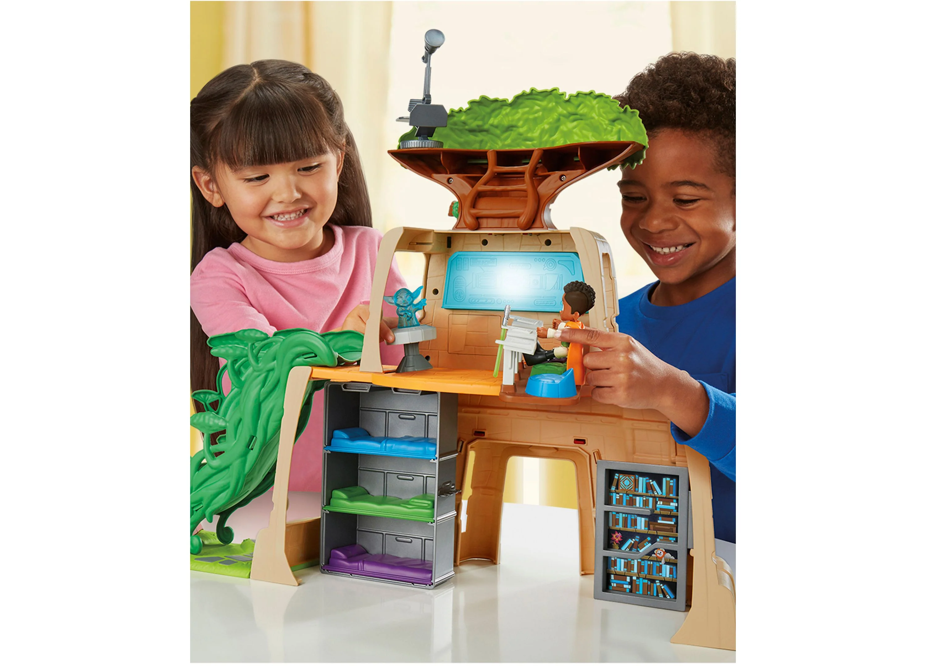 Star Wars Tenoo Jedi Temple Playset - Interactive Galactic Adventure - Image 5