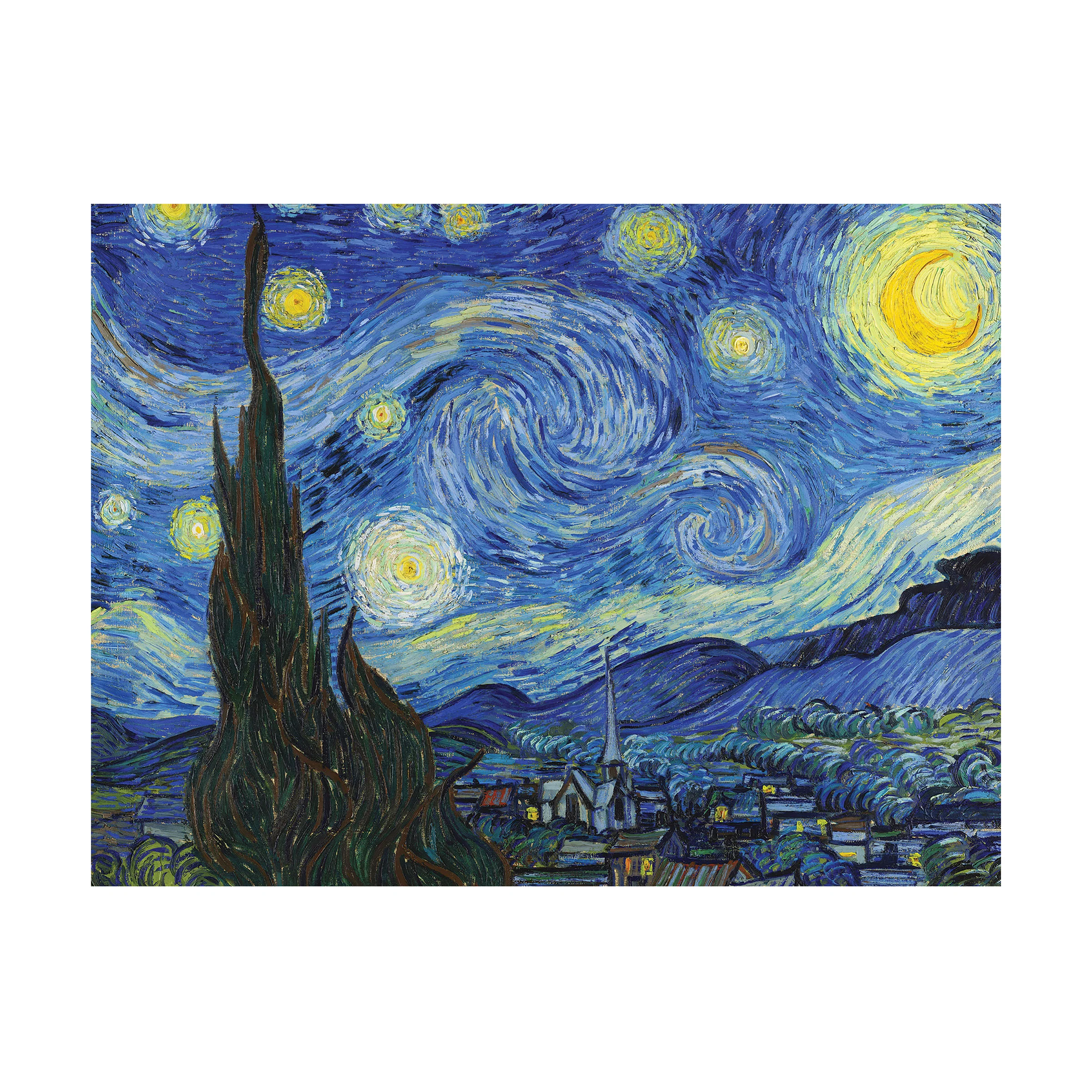 Vincent van Gogh Starry Night Jigsaw Puzzle - 500 pc - Image 2