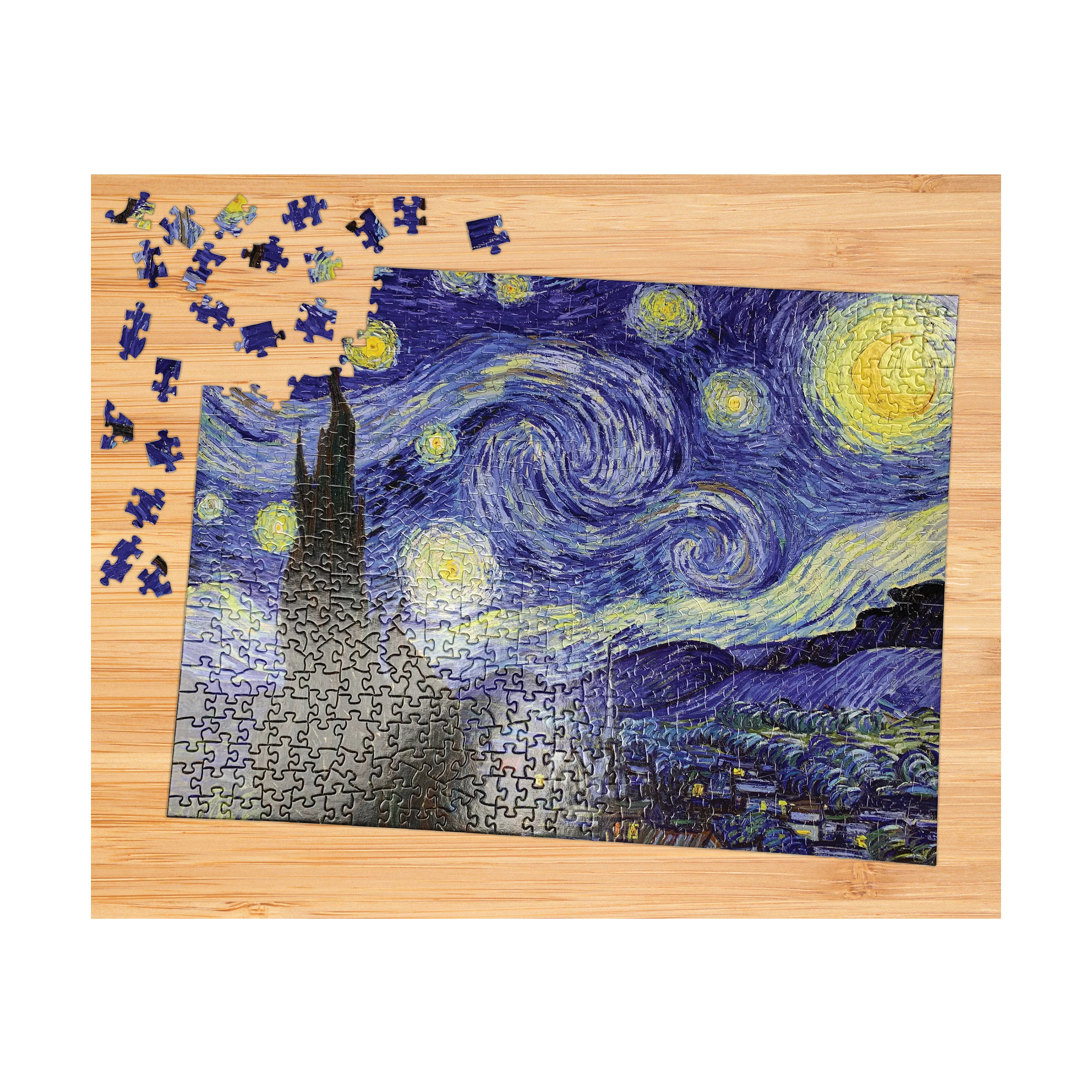 Vincent van Gogh Starry Night Jigsaw Puzzle - 500 pc - Image 4