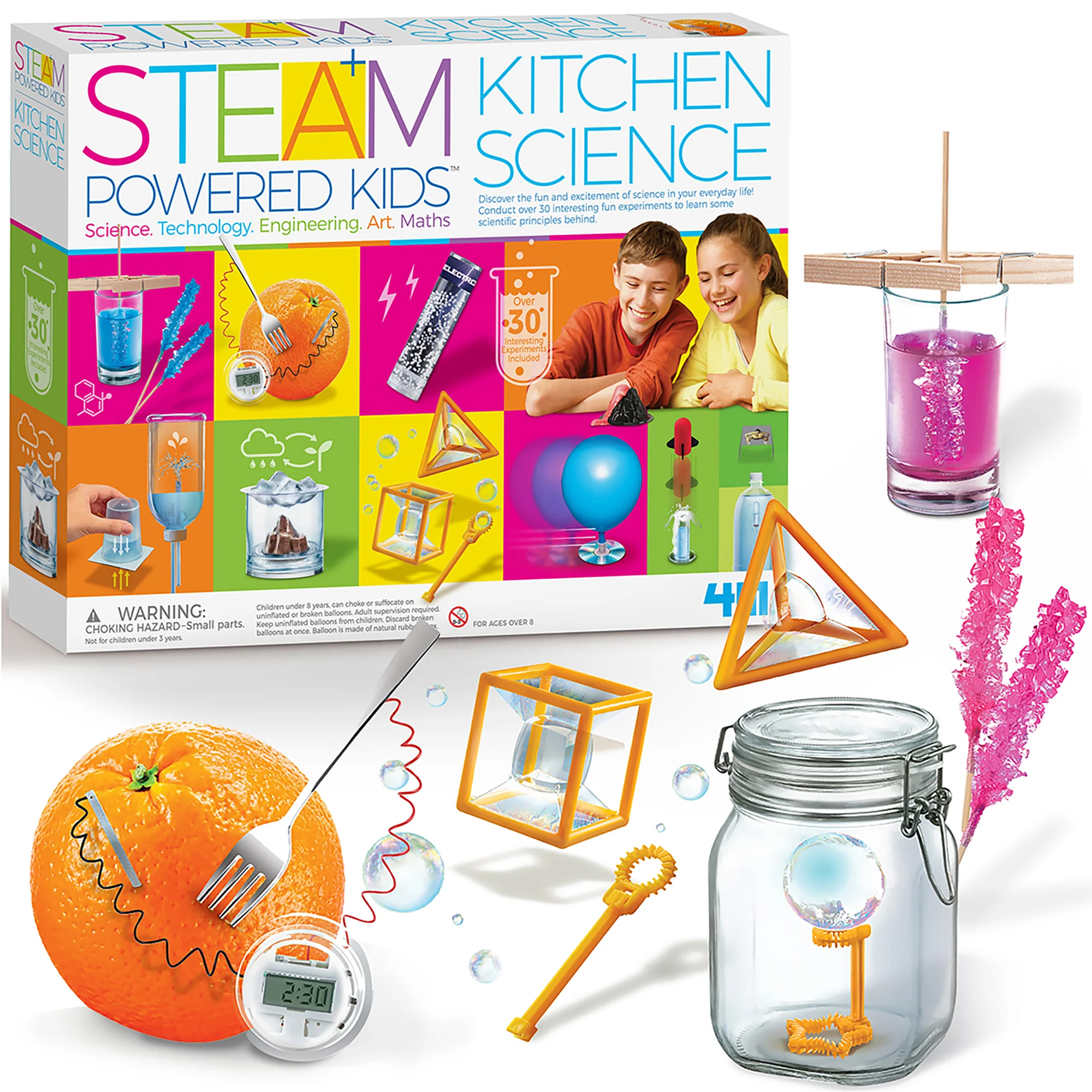 STEAM Powered Kidz Kitchen Science Kit With 30+ Experiments - Image 2