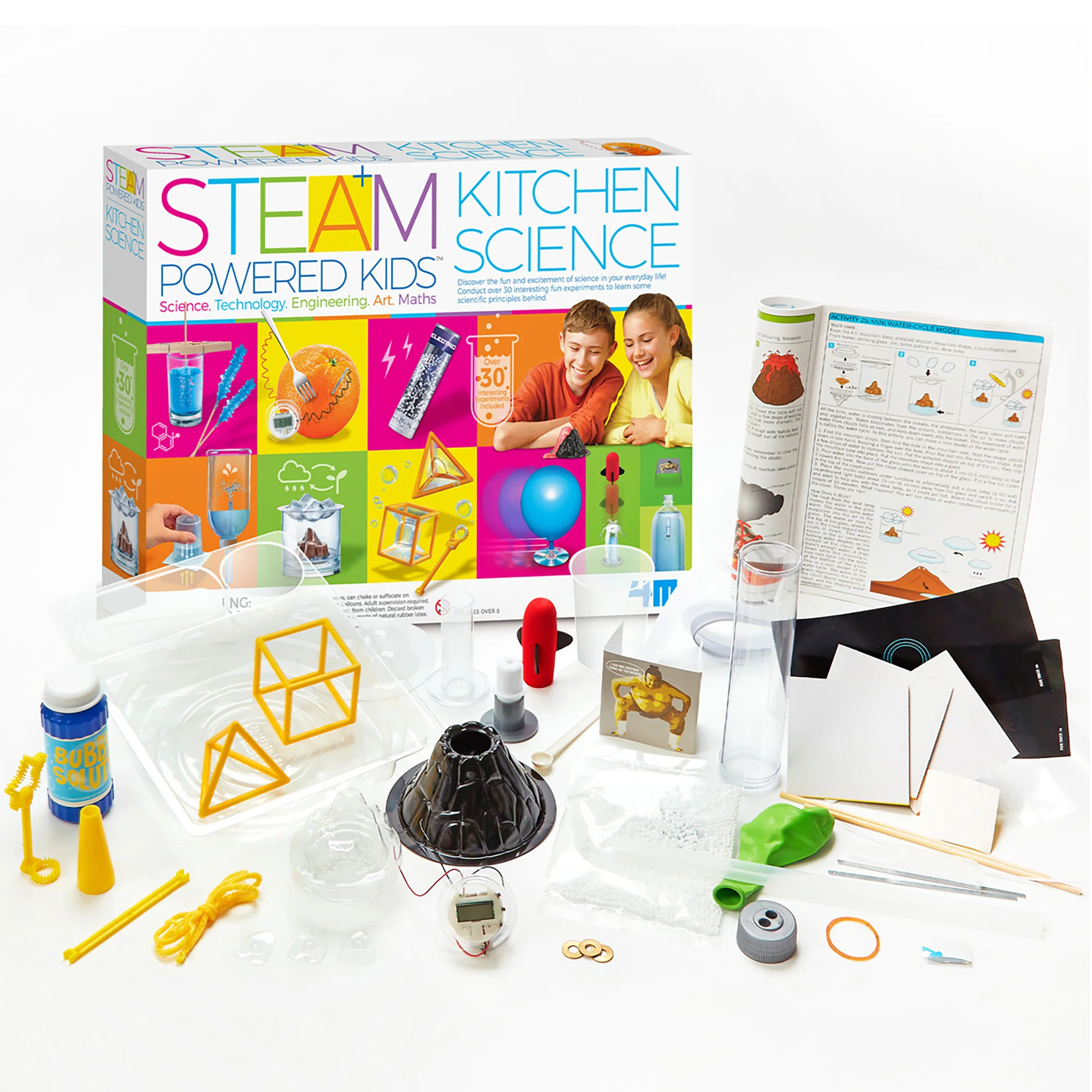 STEAM Powered Kidz Kitchen Science Kit With 30+ Experiments - Image 3