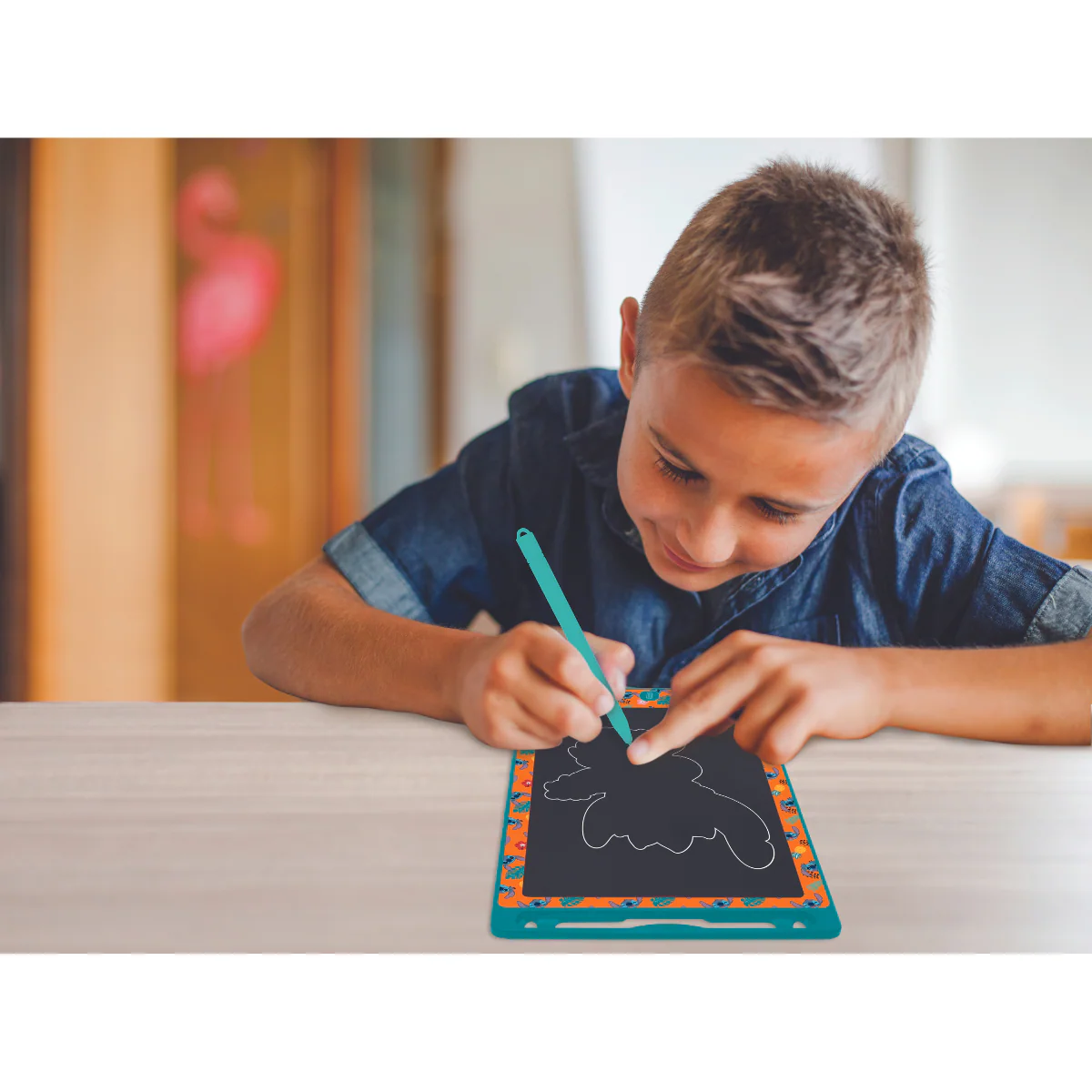 Stitch 11’’ multicolor learning drawing E-ink tablet with stencils - Image 4