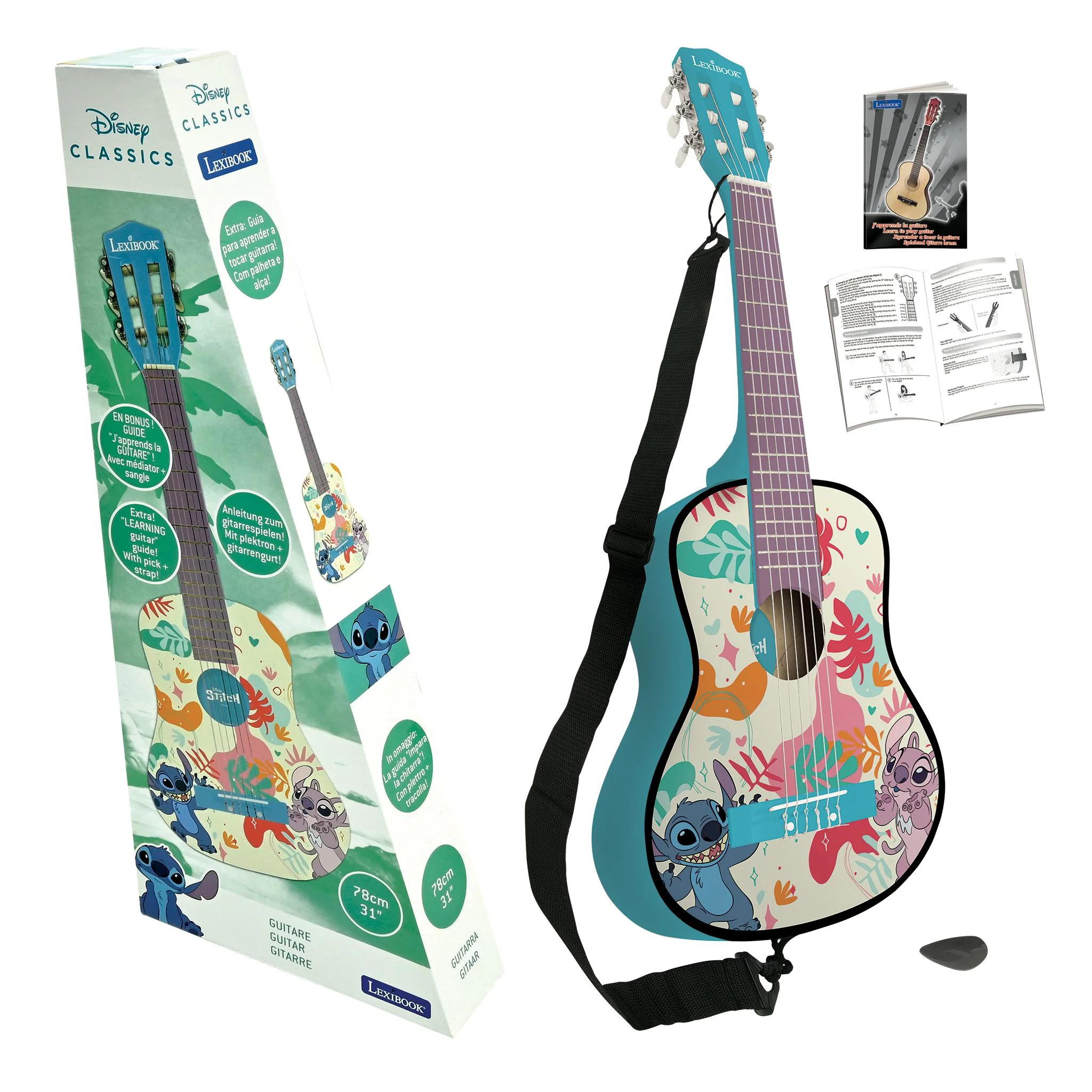 Stitch Melodic 31-Inch Acoustic Guitar with Accessories - Image 5