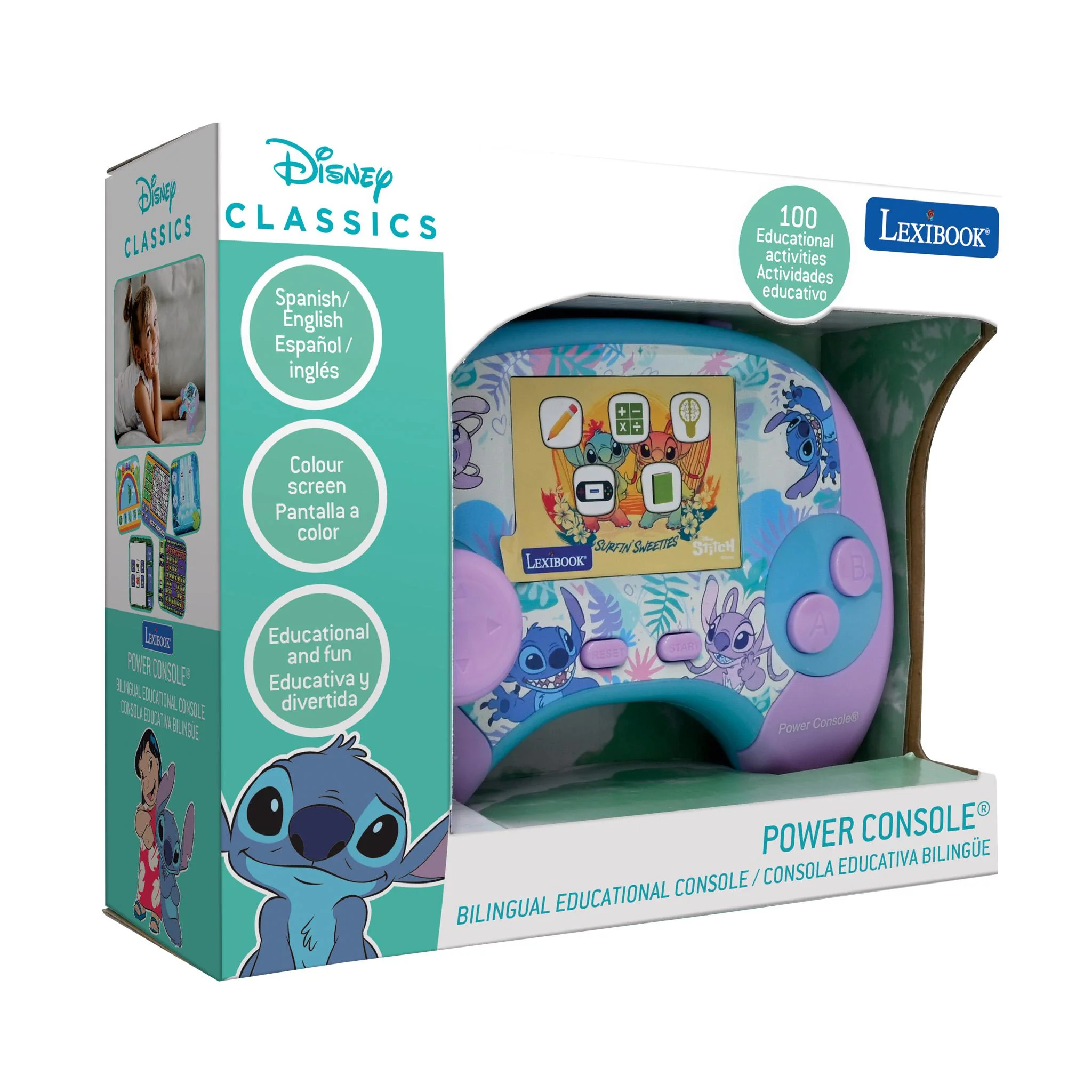 Stitch Bilingual Educational Game Console with 100 Interactive Activities - Image 8