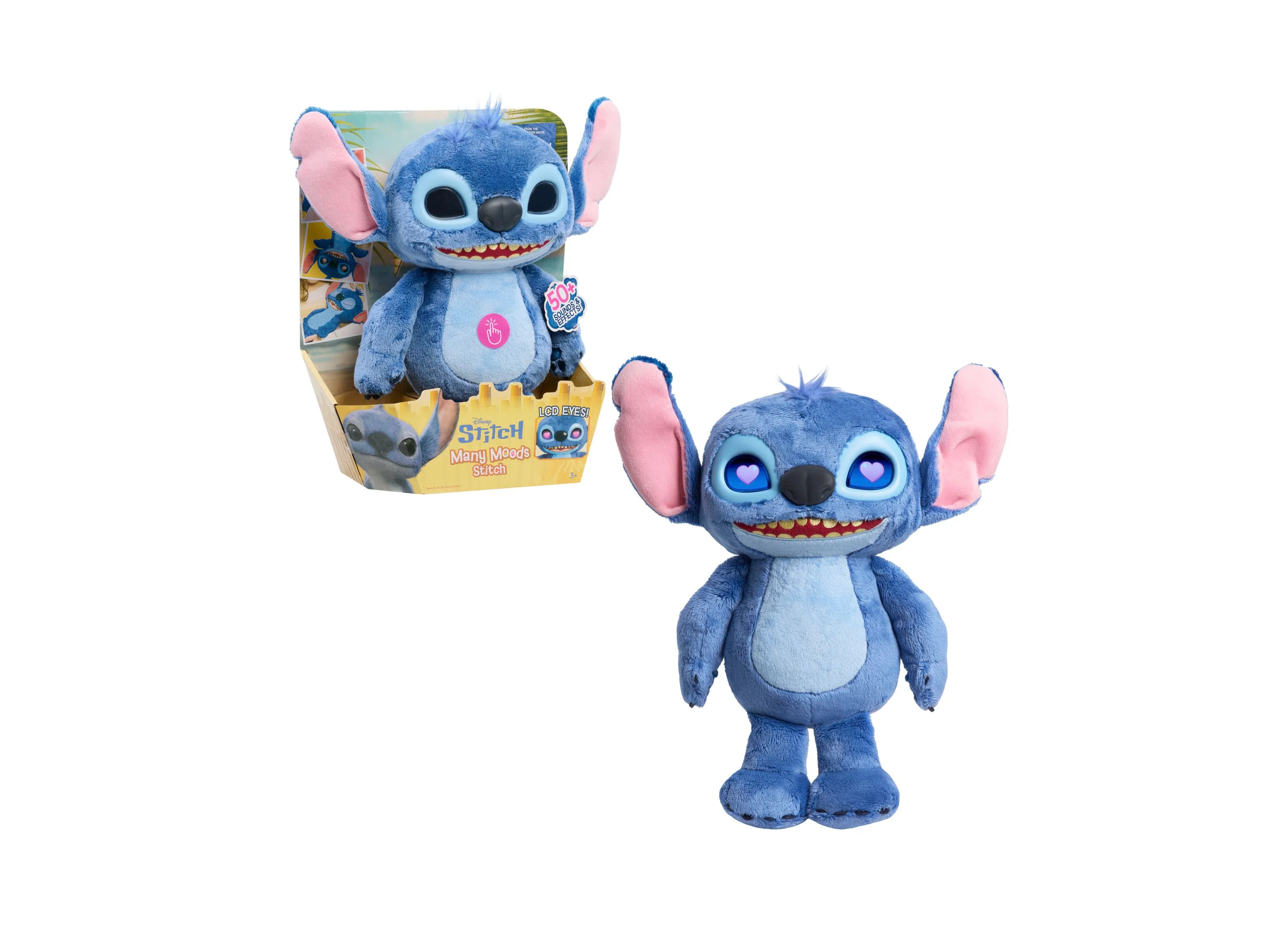Disney Lilo & Stitch 13.5 inch Interactive Stitch Plush Toy - Image 5