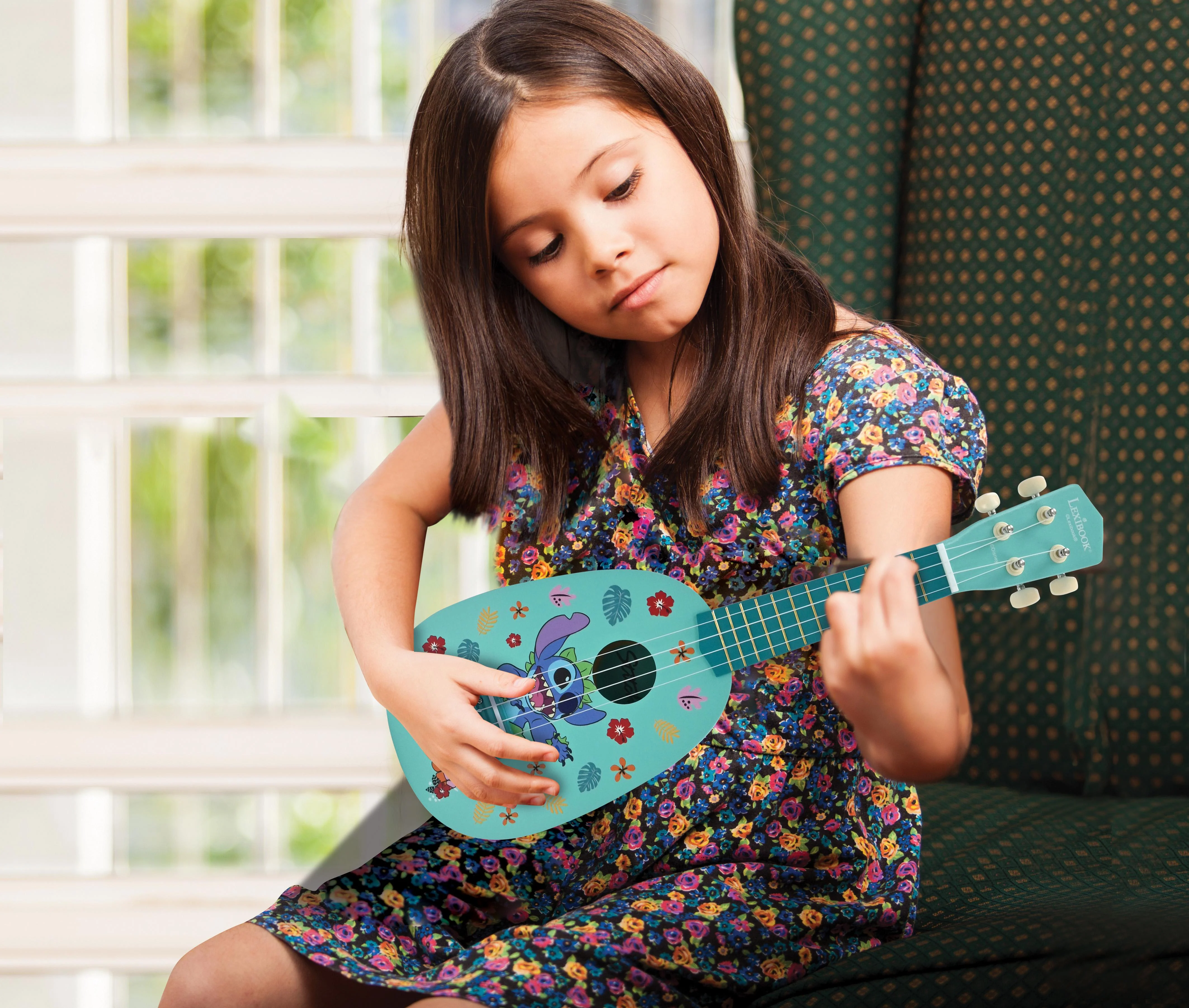 Stitch Themed Wooden Ukulele - Nylon String Music Maker - Image 4