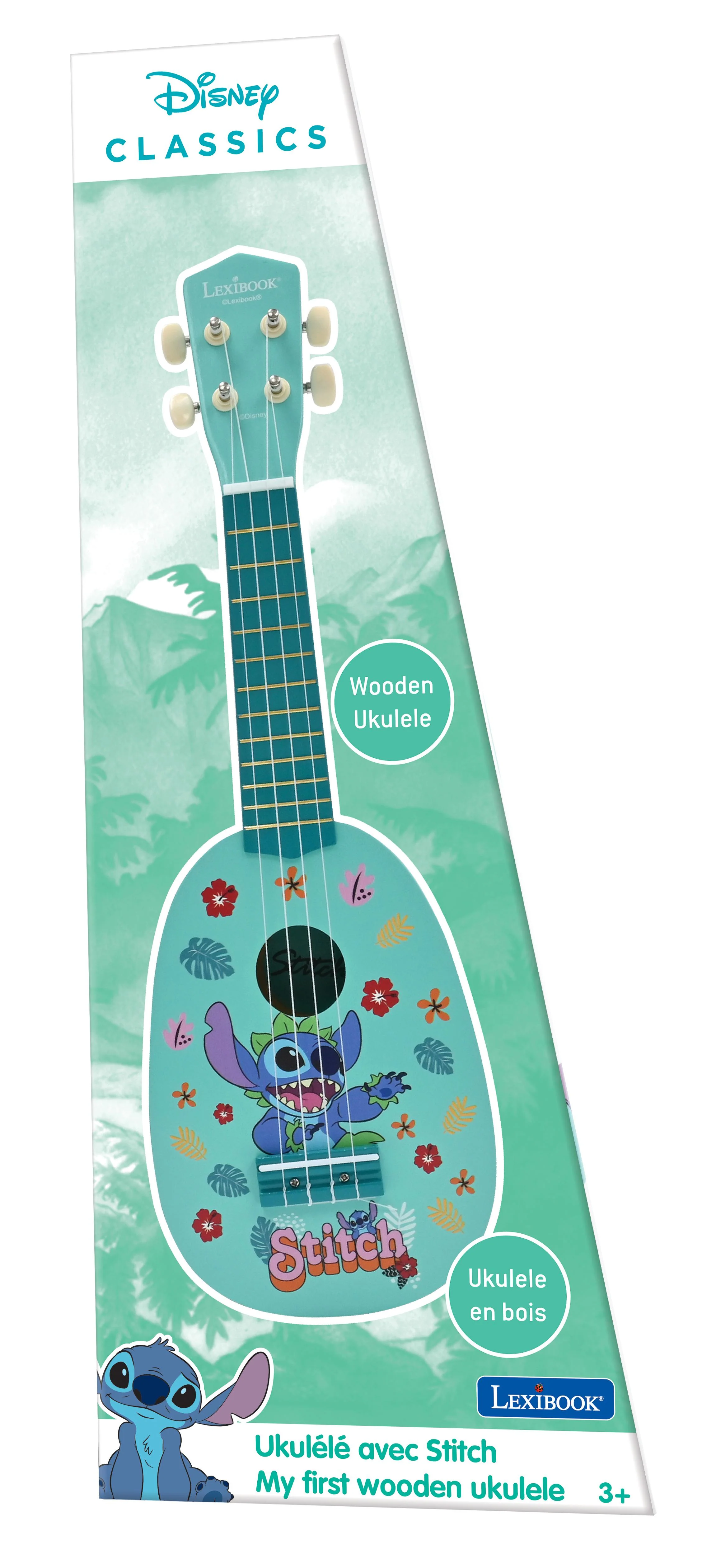 Stitch Themed Wooden Ukulele - Nylon String Music Maker - Image 6