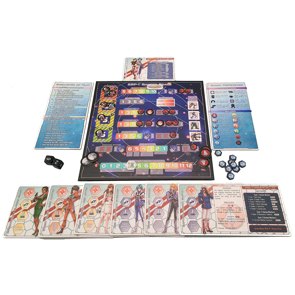Strange Machine Games: Robotech: Attack on the SDF-1 Strategy Board Game - Image 2