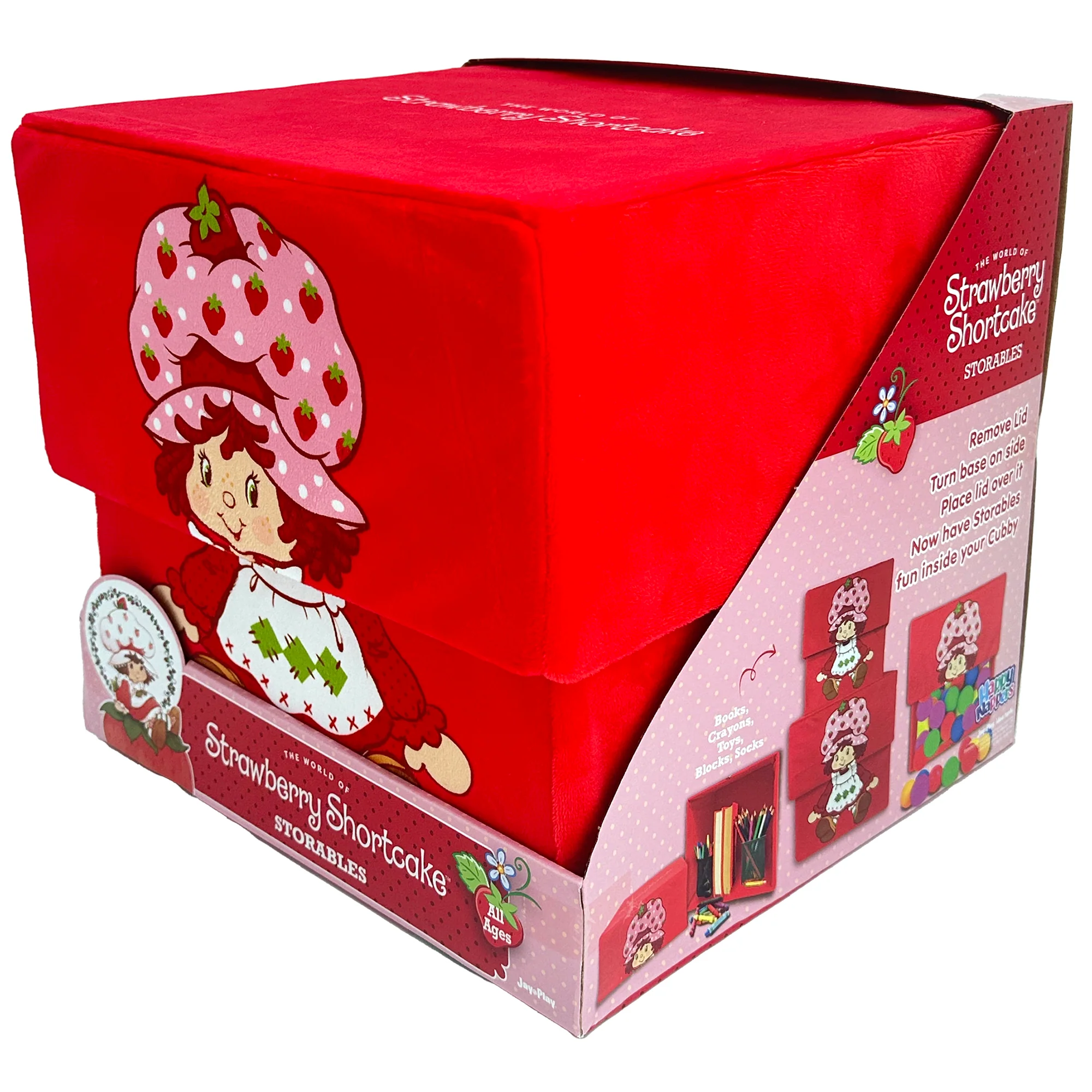 Strawberry Shortcake 10-inch Themed Fabric Storage Bin - Image 5