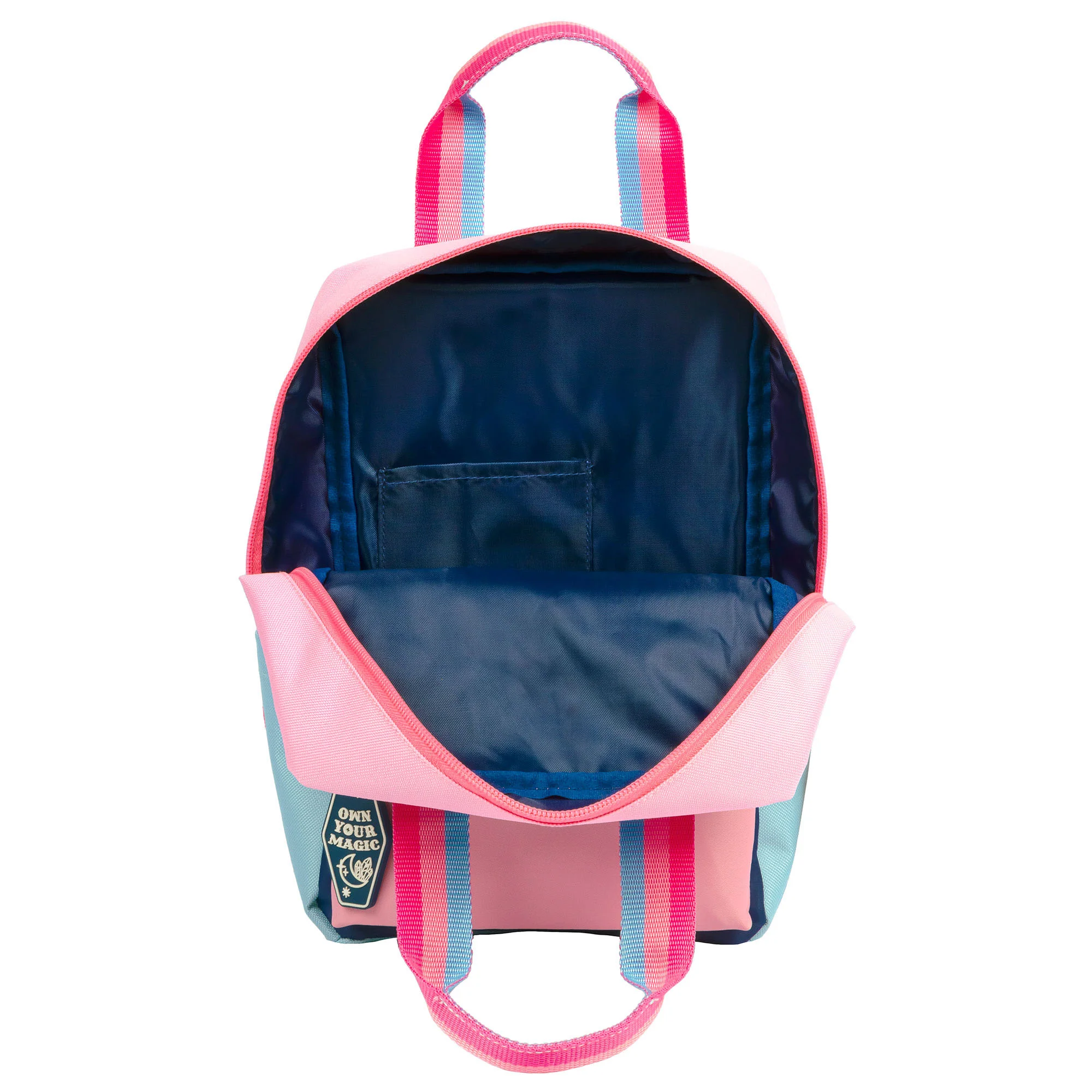 Style.Lab: Harlow Colorblock Backpack Pouch Set - Navy & Pink - Image 4