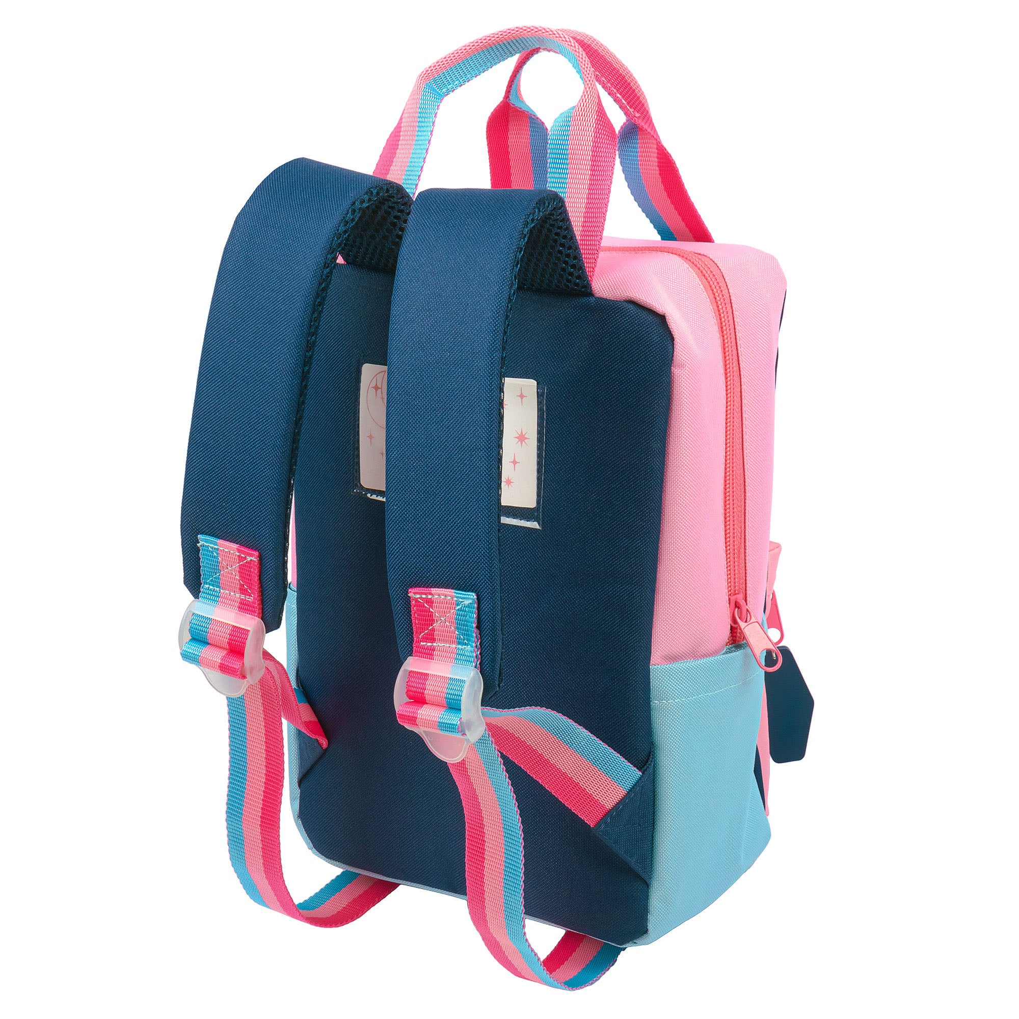 Style.Lab: Harlow Colorblock Backpack Pouch Set - Navy & Pink - Image 5