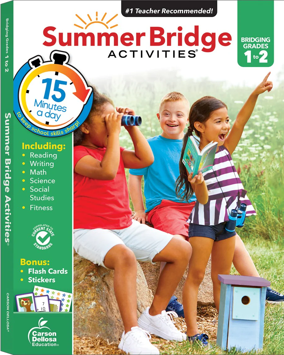 Summer Bridge Activities Reading, Writing & Math Workbook 160 Pages