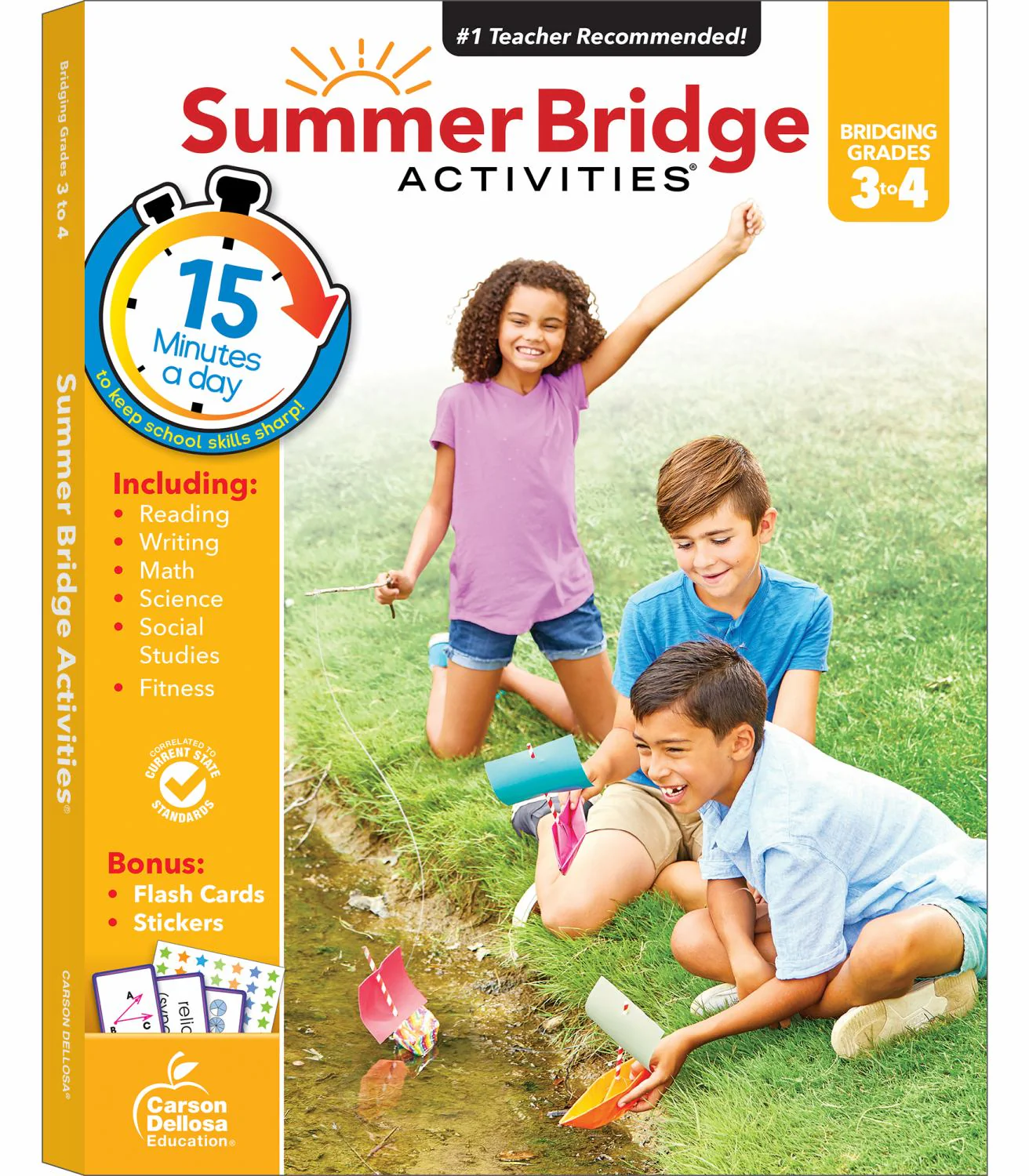 Summer Bridge Activities Grades 3-4 Workbook All Subjects