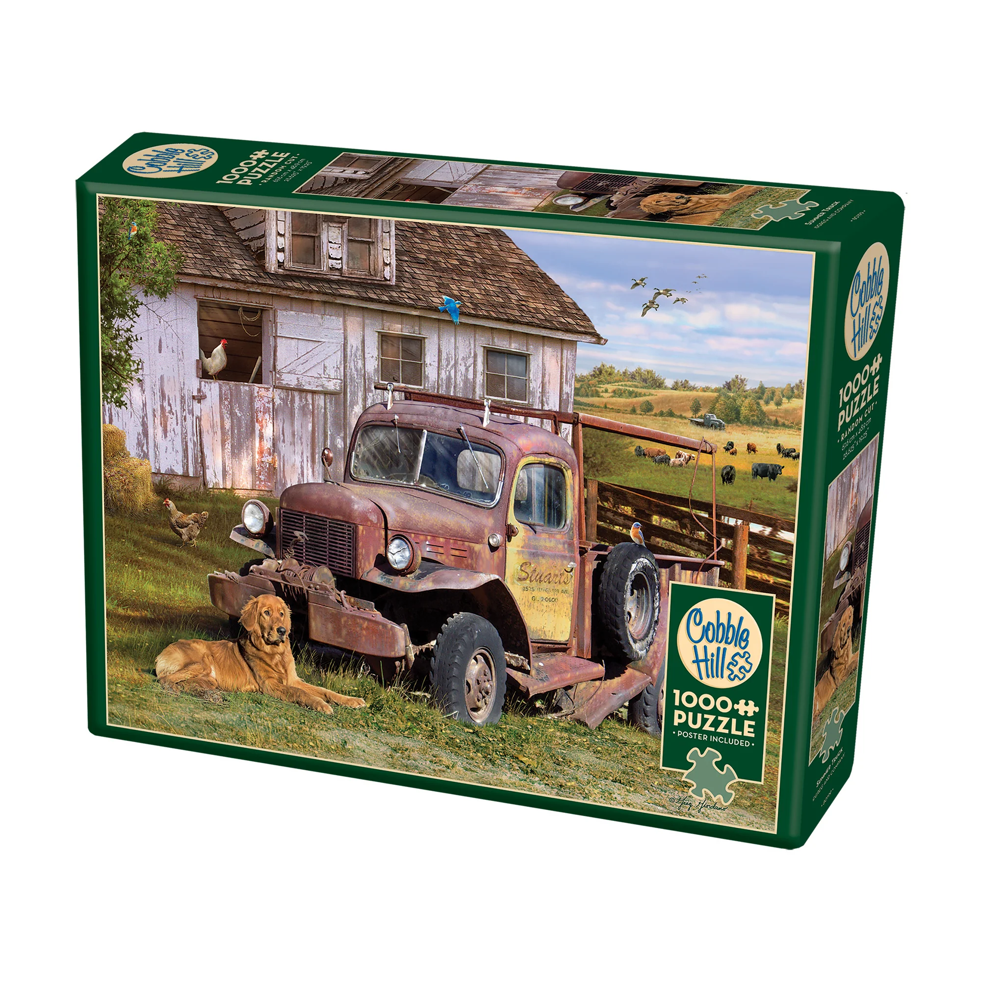 Greg Giordano Summer Farm Truck Jigsaw Puzzle - 1000 pc - Image 2