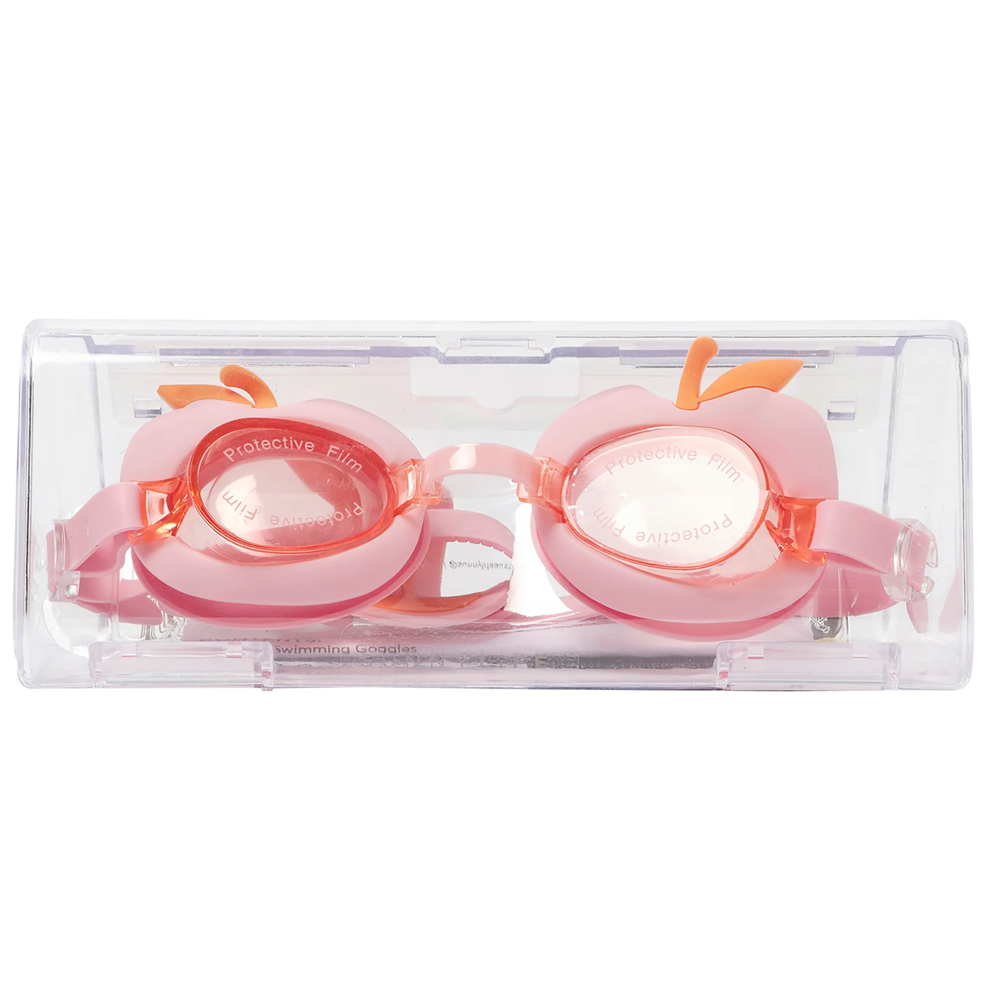 Sunnylife Cotton Candy Cherry Pink Kids Swim Goggles - 3D Cherry Band - Image 2