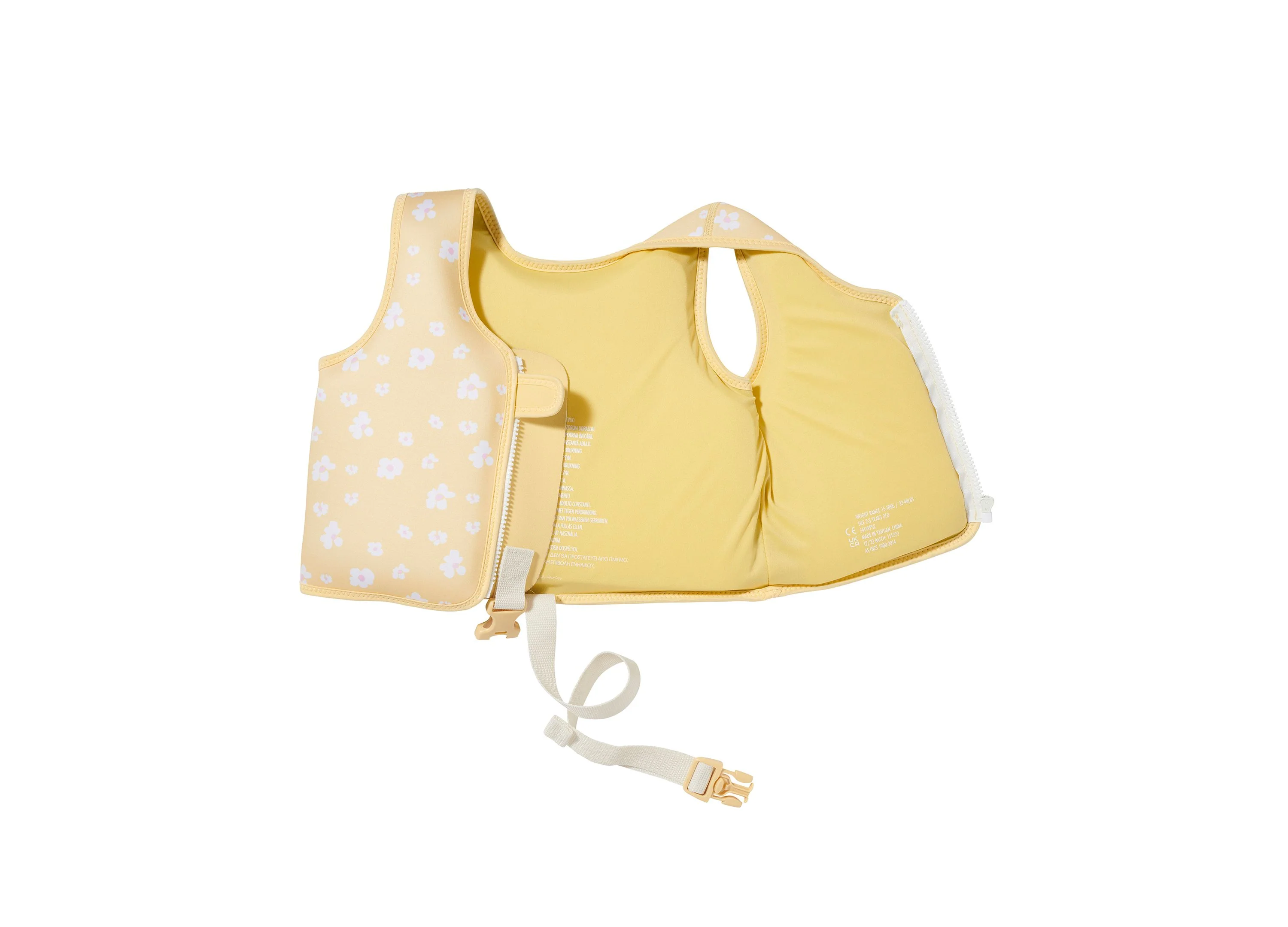 Sunnylife Kids Splash-Zone Neoprene Swim Vest for Ages 2-3 - Image 3