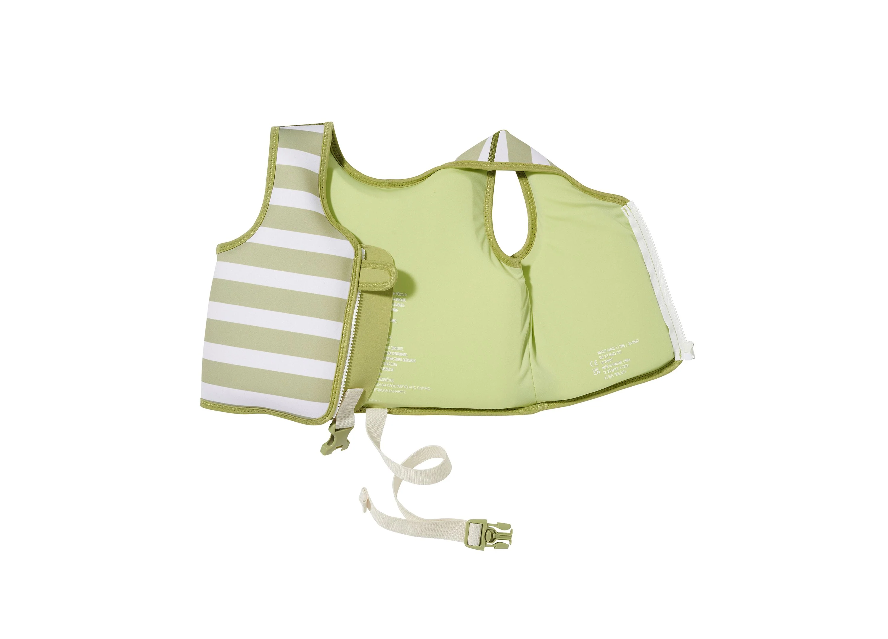 Sunnylife Kids Splash & Swim Neoprene Vest, Size 2-3 - Image 3