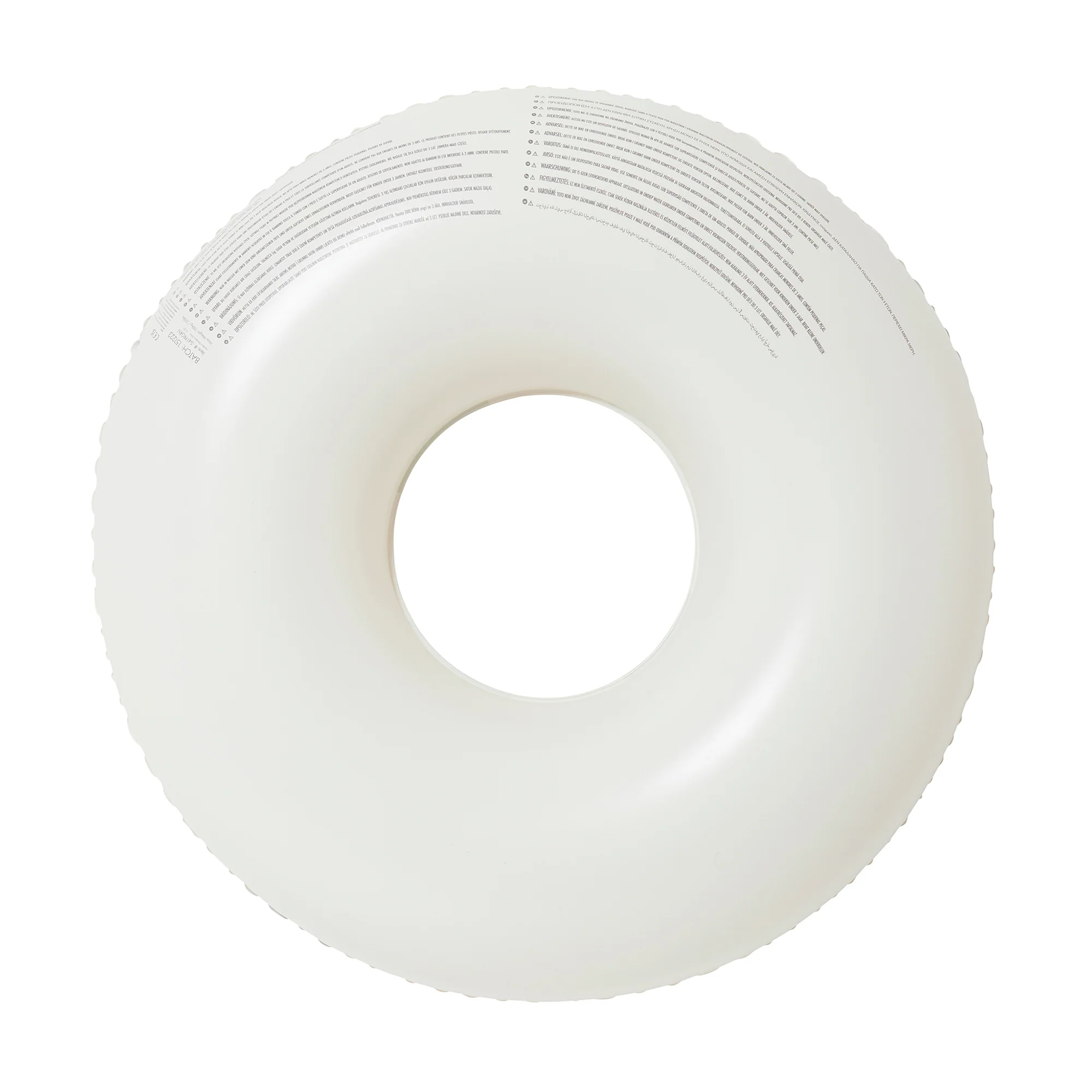 Sunnylife 41 Inch Olive Stripe Inflatable Pool Tube Float - Image 4