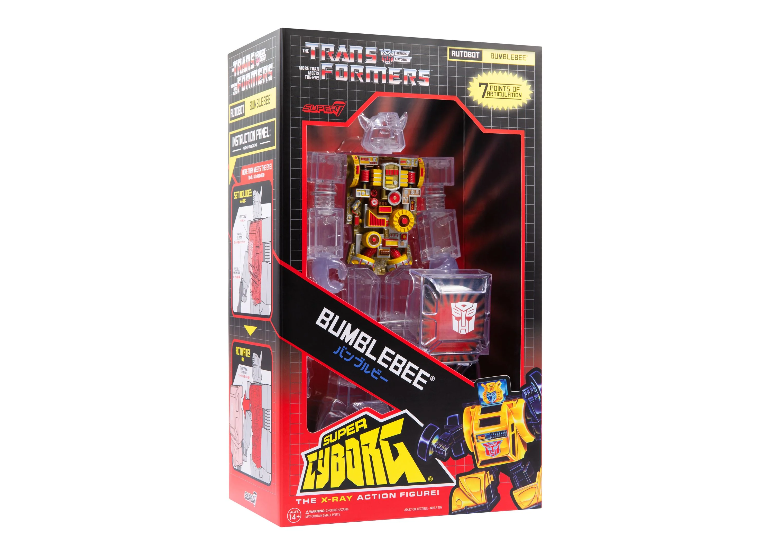 Super 7 Transformers Bumblebee 11-inch Super Cyborg Action Figure - Image 3