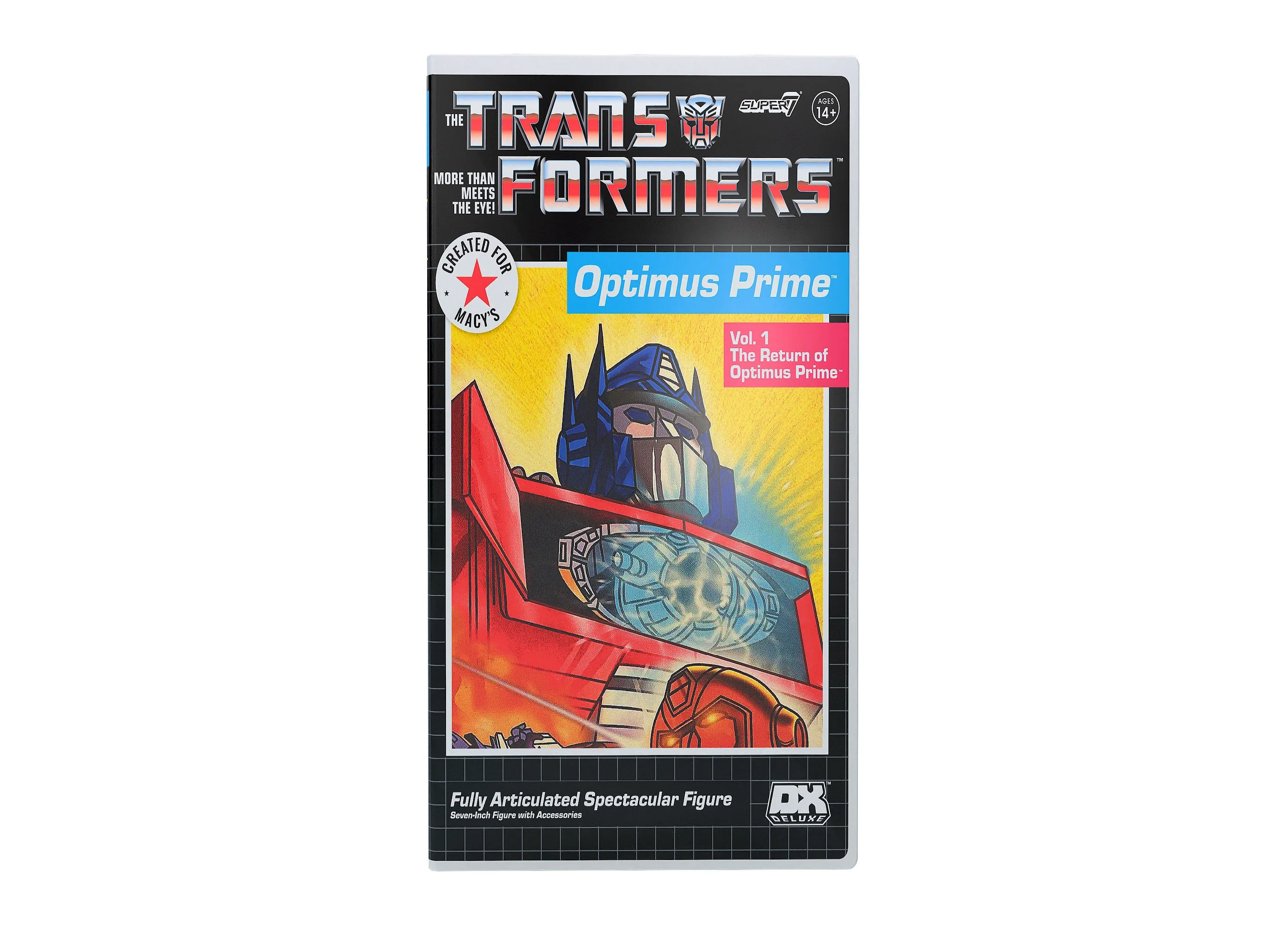 Super 7 Transformers 7-inch Deluxe Optimus Prime VHS Style Action Figure - Exclusive to Macy's - Image 2