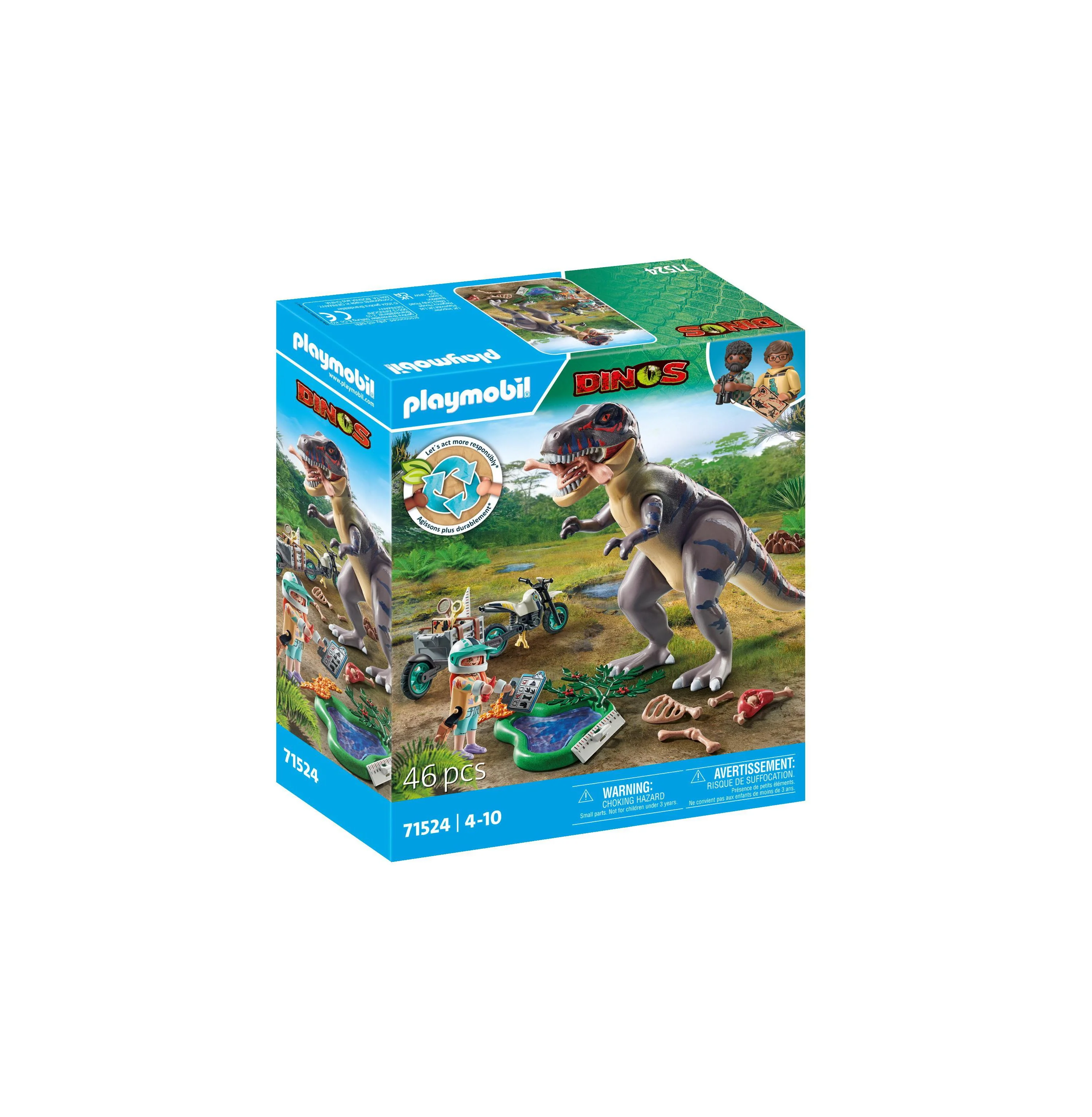 PLAYMOBIL T-REX HUNT Adventure Play Set - Image 2