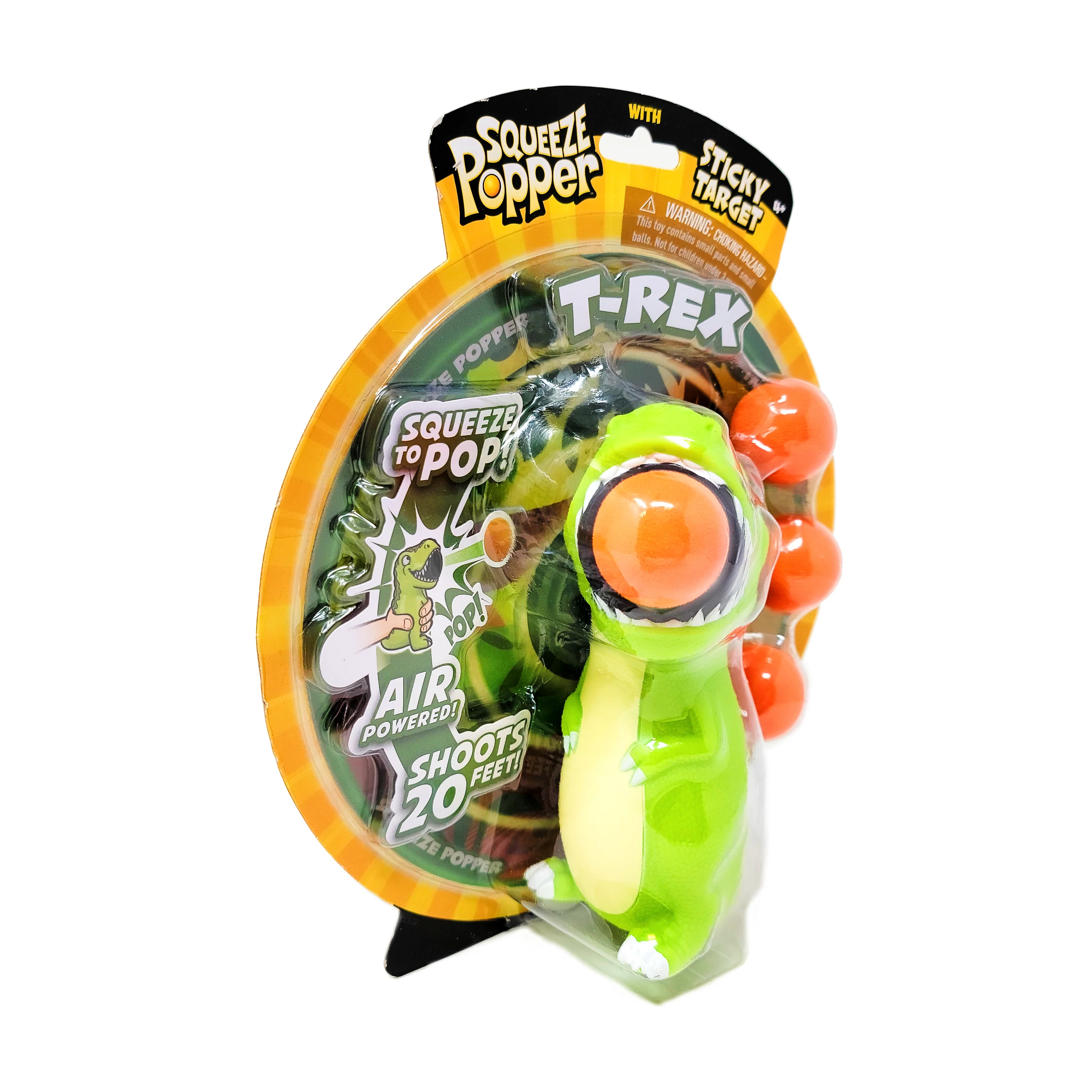 Jurassic Jolt T-Rex Squeeze Popper with Sticky Target - Image 2