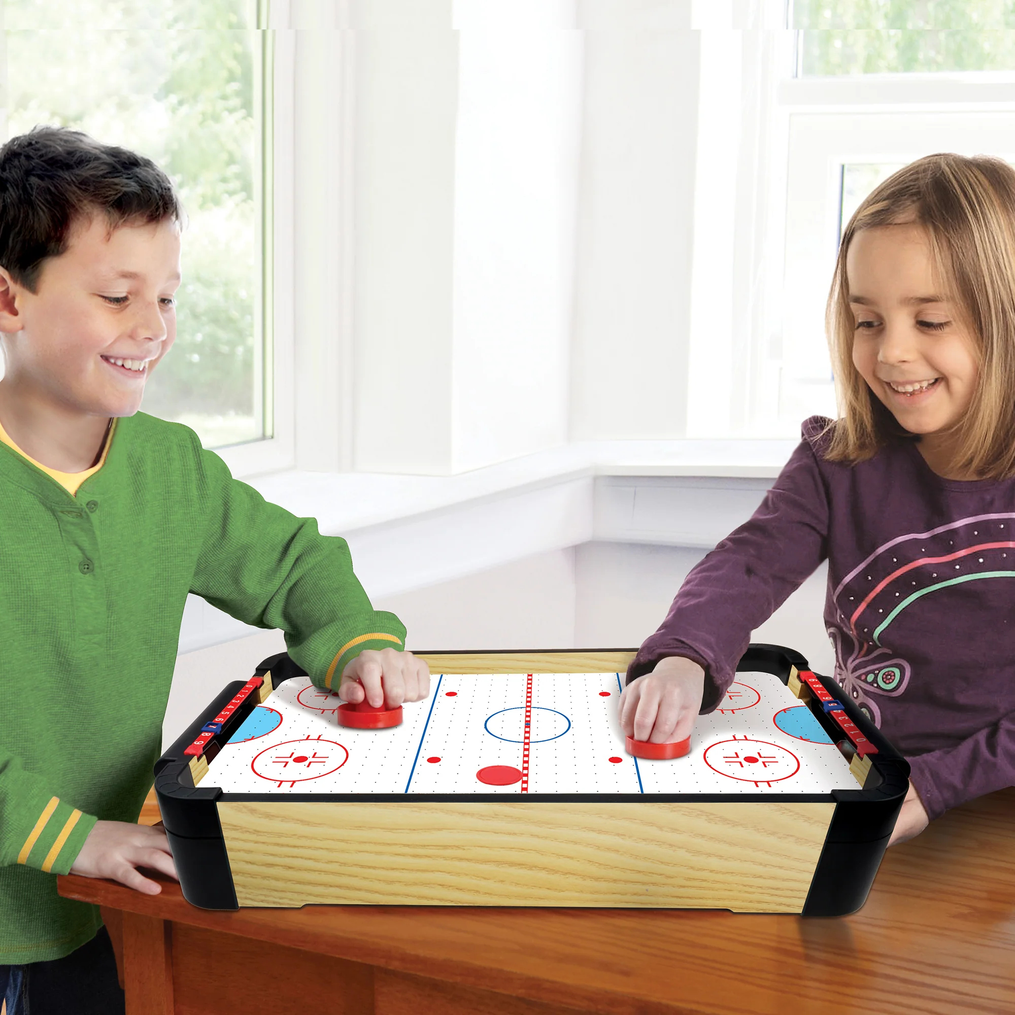 Tabletop Air Hockey 20" Fast-Paced Game Set - Image 3