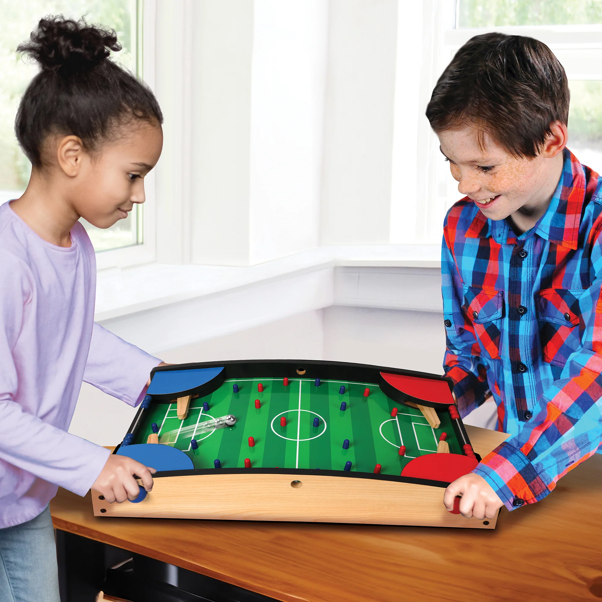 Tabletop Pinball Soccer 20" Portable Family Game - Image 5