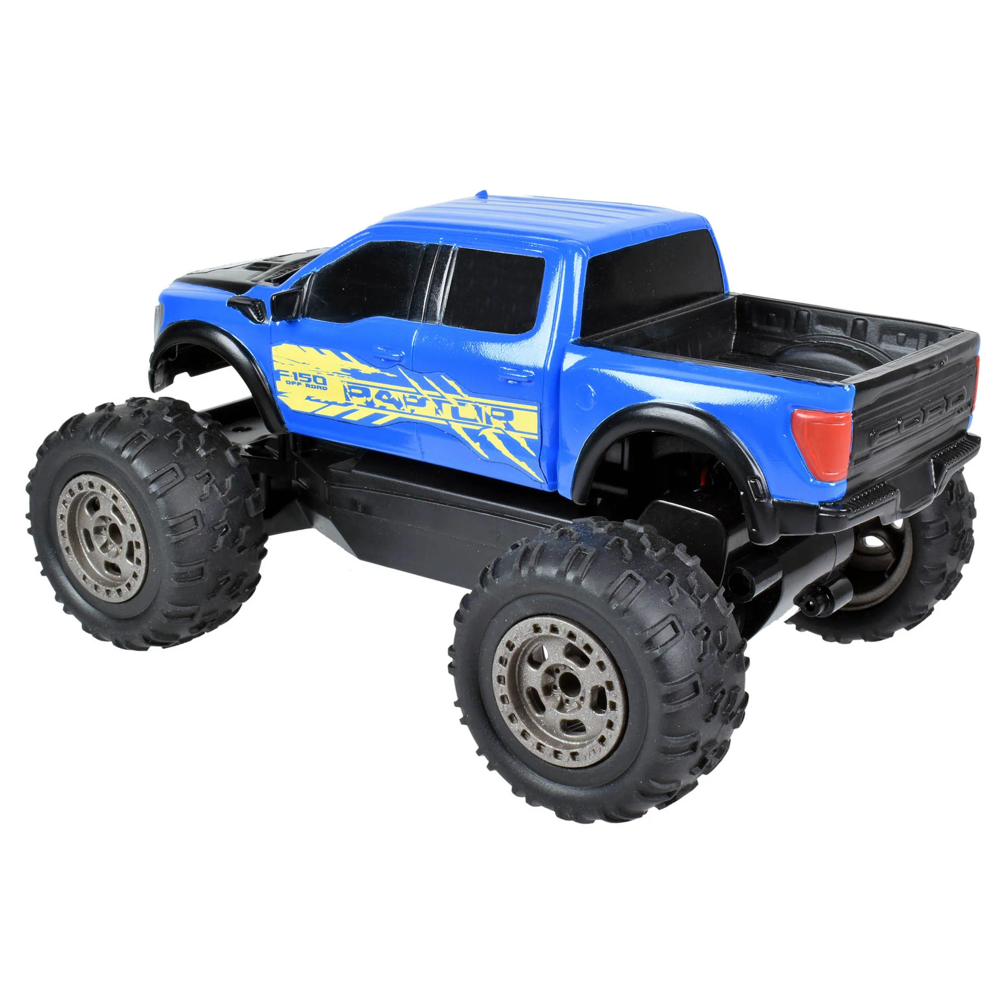 Taiyo Ford Raptor RC Truck - Blue & Yellow - 1:22 Scale - Image 5