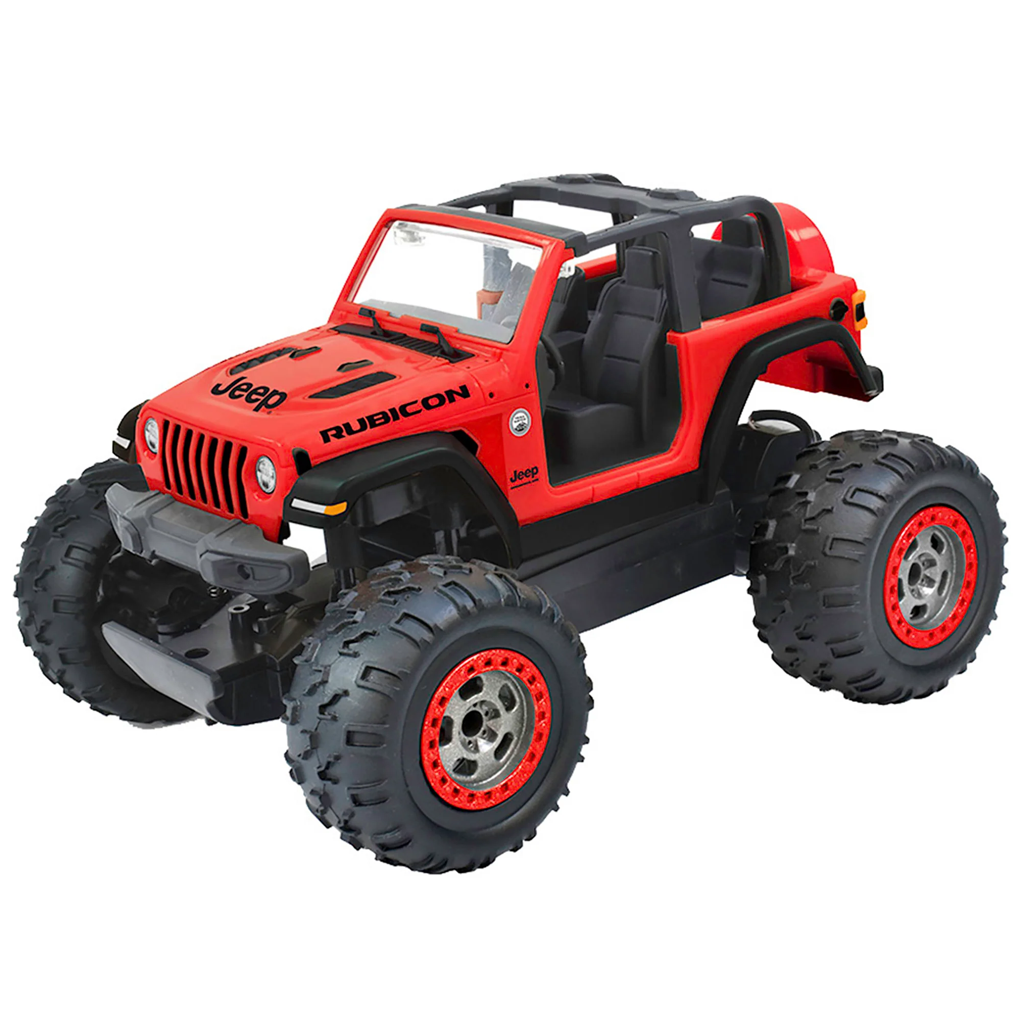 Taiyo Radio Control 1:22 Jeep Wrangler Rubicon - Red - Image 5