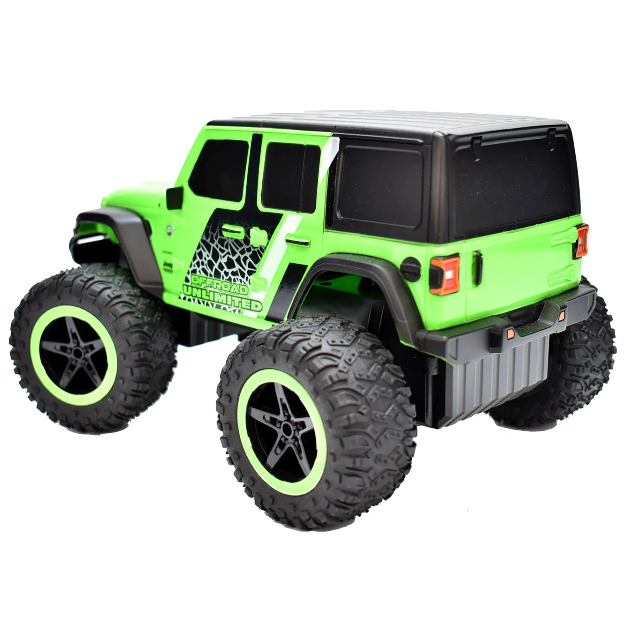 Taiyo Jeep Wrangler Sahara Unlimited 1:16 Scale R/C Vehicle - Green - Image 3