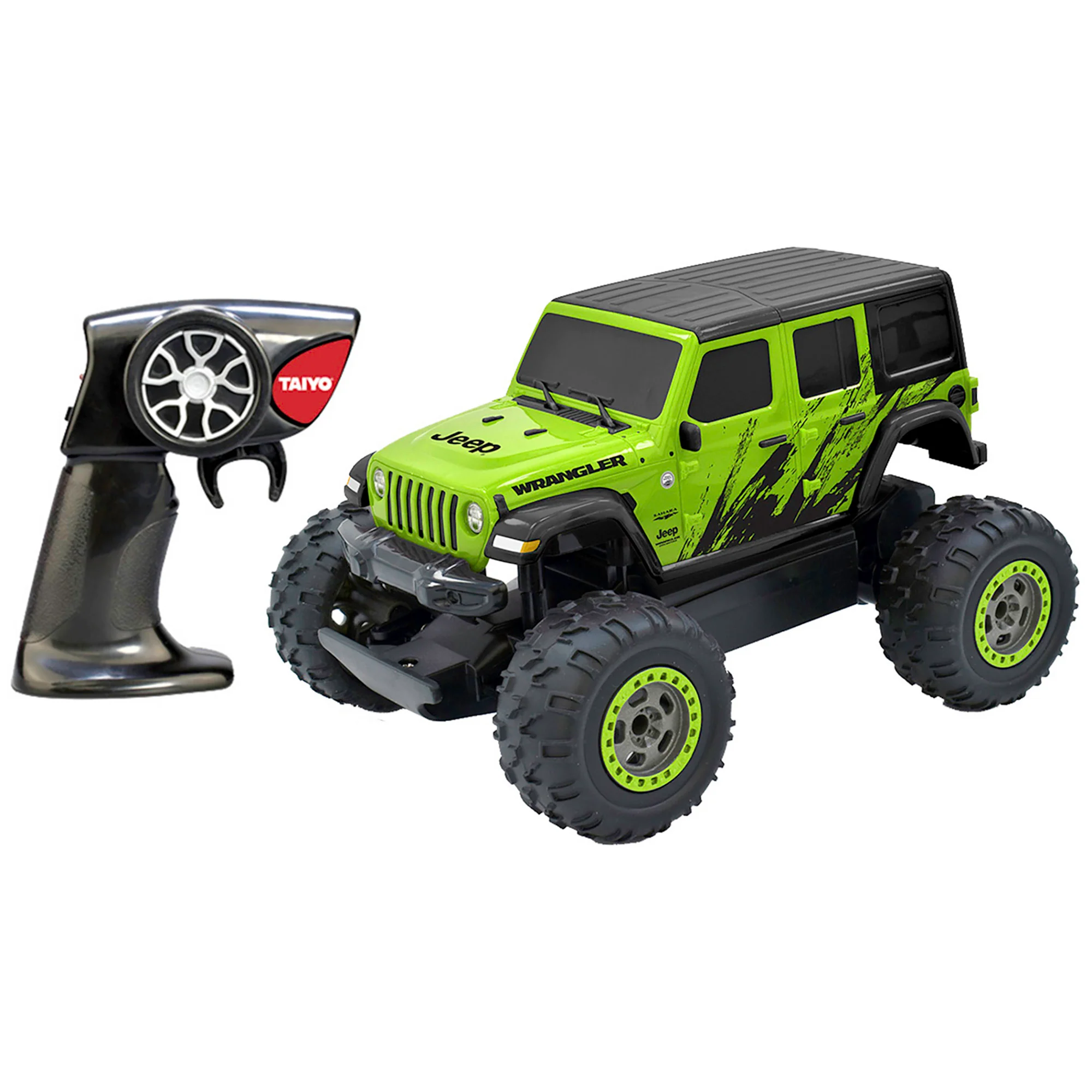 Taiyo 1:22 Scale R/C Jeep Wrangler Sahara - Radio Controlled - Green - Image 2