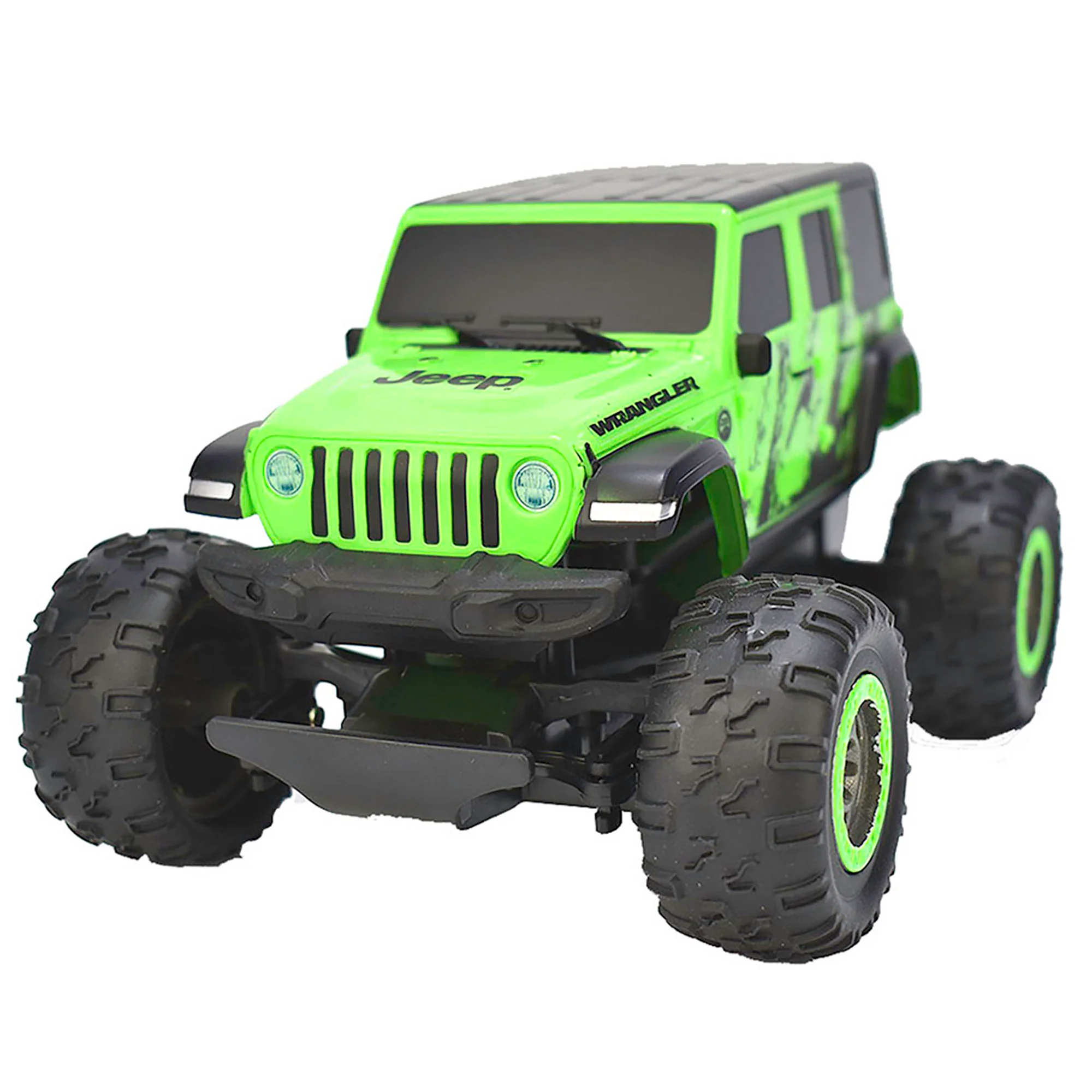 Taiyo 1:22 Scale R/C Jeep Wrangler Sahara - Radio Controlled - Green - Image 4