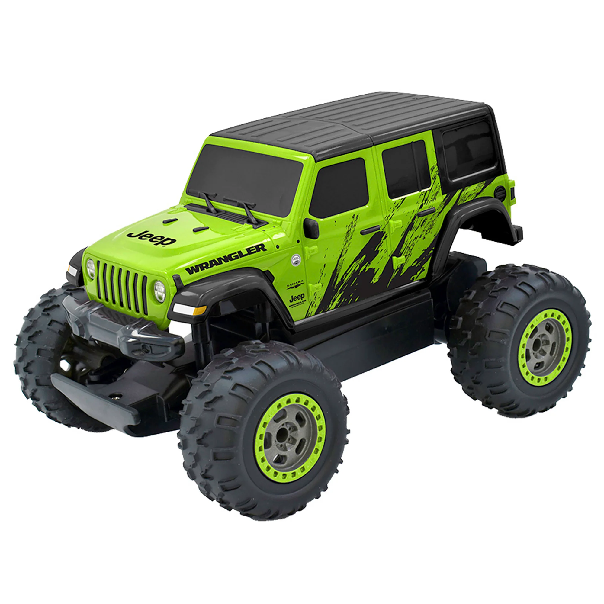 Taiyo 1:22 Scale R/C Jeep Wrangler Sahara - Radio Controlled - Green - Image 5
