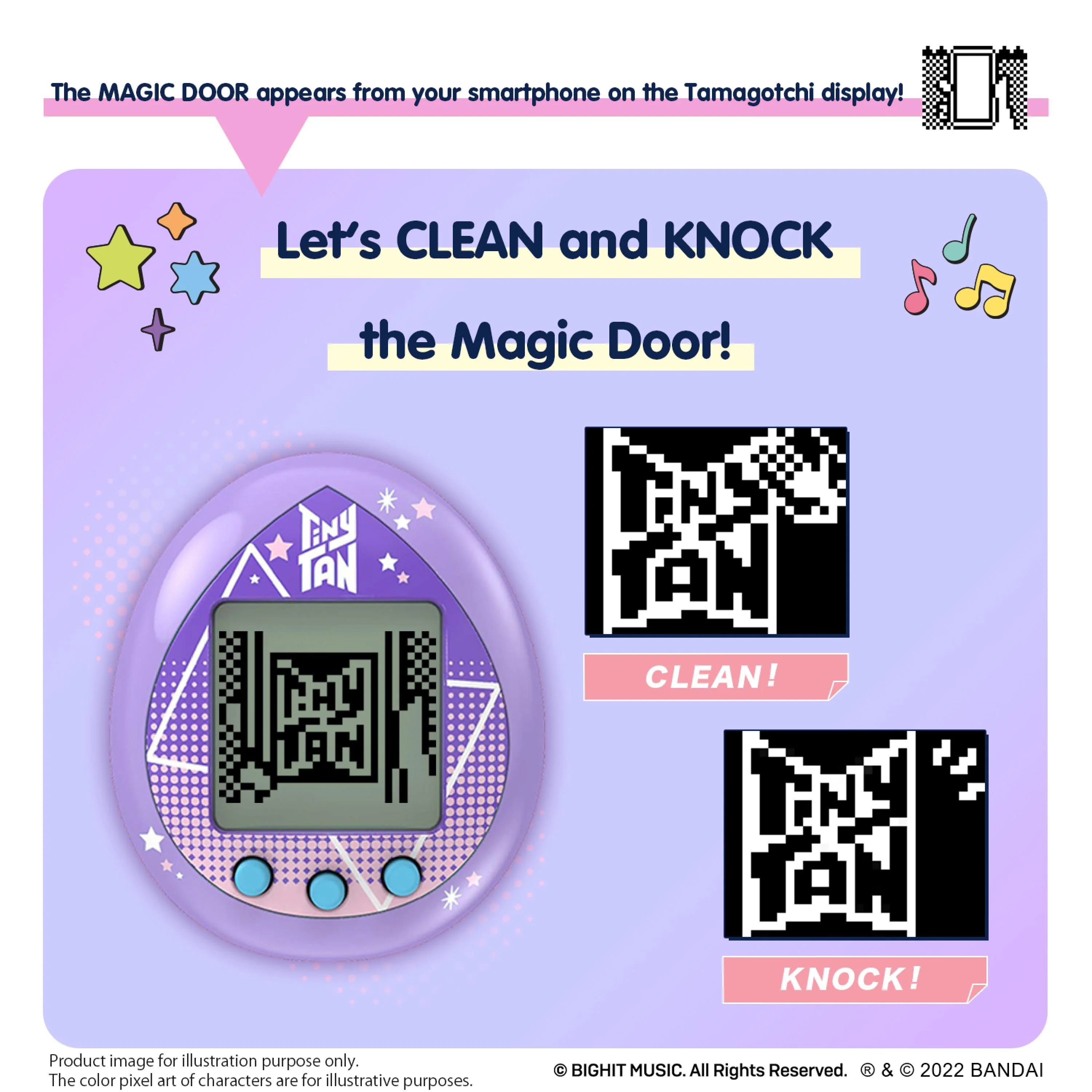 Tamagotchi nano x BTS TinyTAN Digital Pet - Magic Purple - Image 5