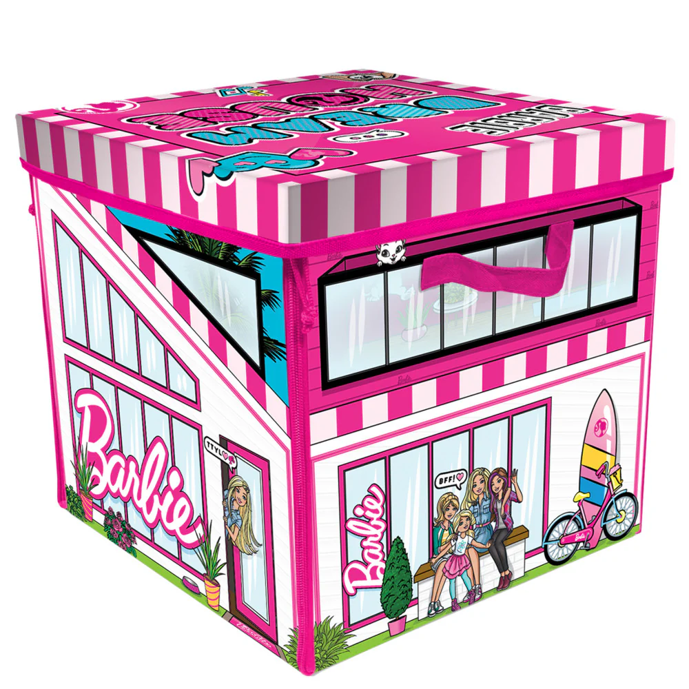 Tara Toy Barbie ZipBin Dreamhouse Playset and Storage Box - Image 2