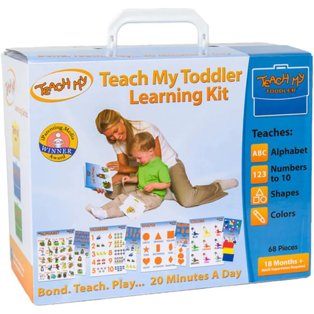 Teach My Toddler Learning Kit - Screen-Free Educational Playset for Alphabet, Numbers, Shapes, Colors - Image 2